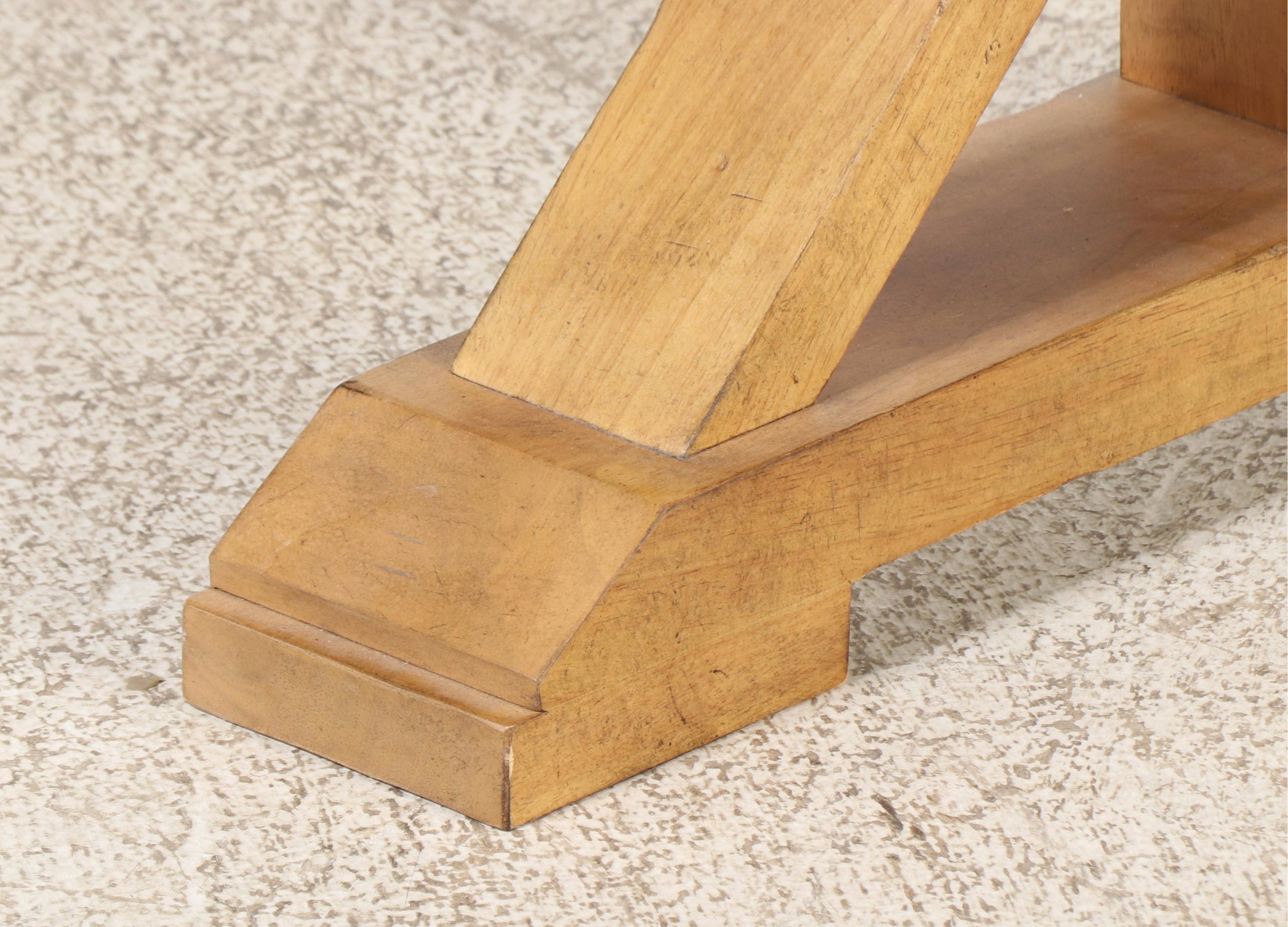 Klaussner Contemporary Farmhouse Style Trestle Dining Table