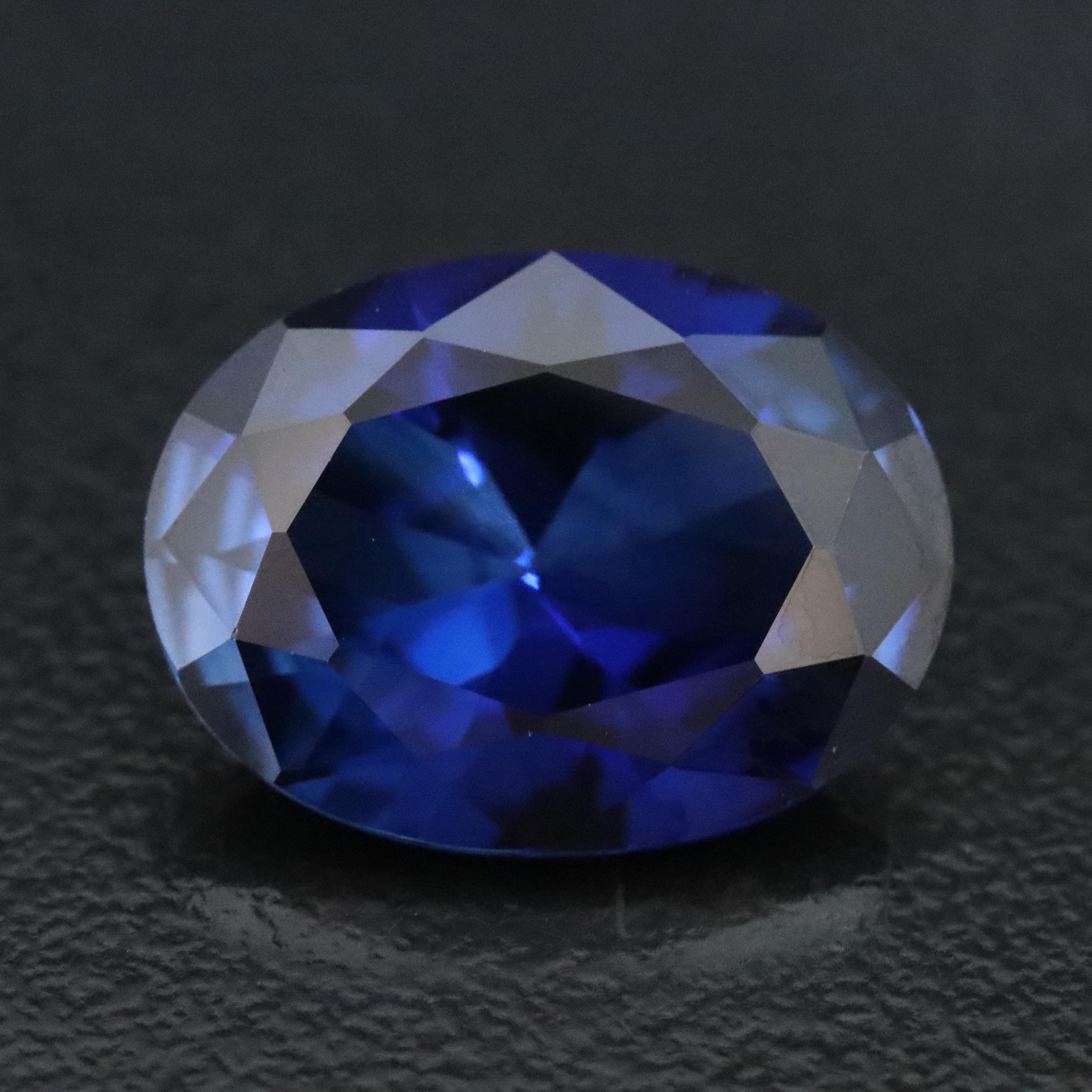 Loose 10.54 CT Lab Grown Sapphire