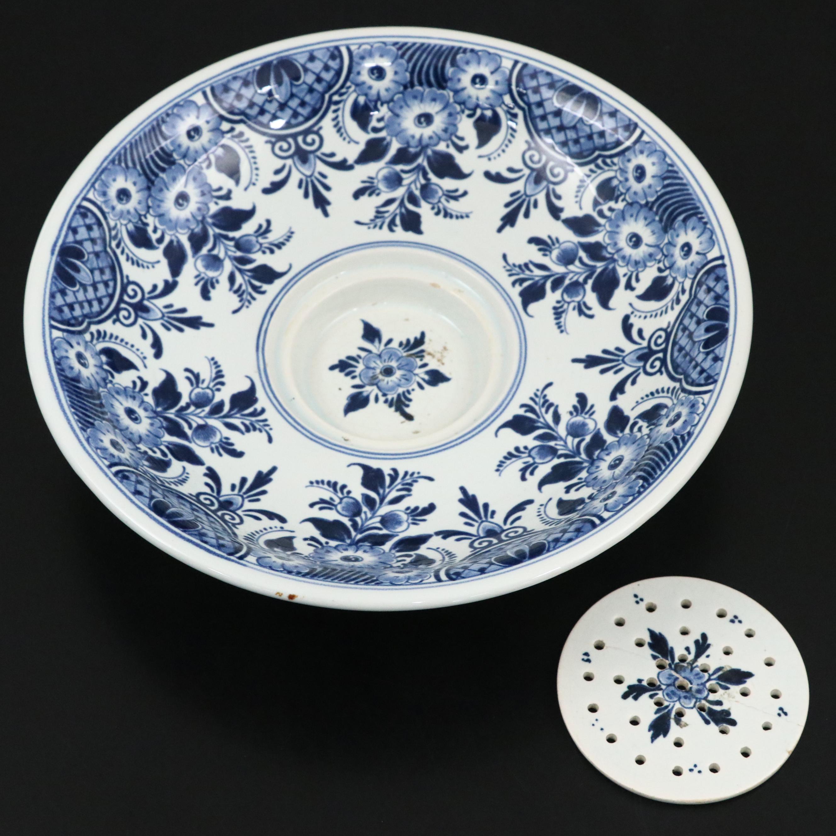 Gouda Florl Motif Ceramic Bowl and Scalloped Rim Ceramic Bowl and More