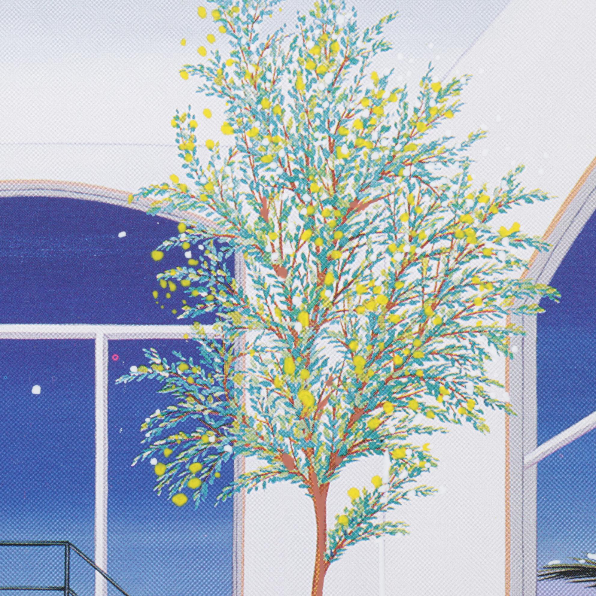 Fanch Ledan Seriolithograph "Interior With Three Matisse," 1999