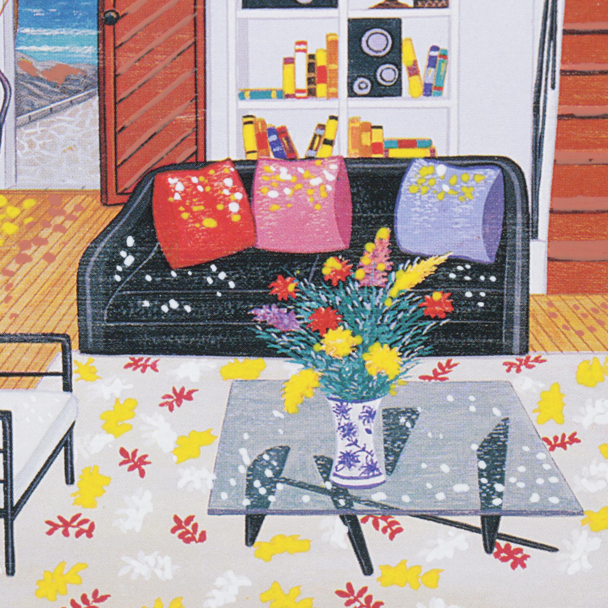 Fanch Ledan Seriolithograph "Interior With Three Matisse," 1999