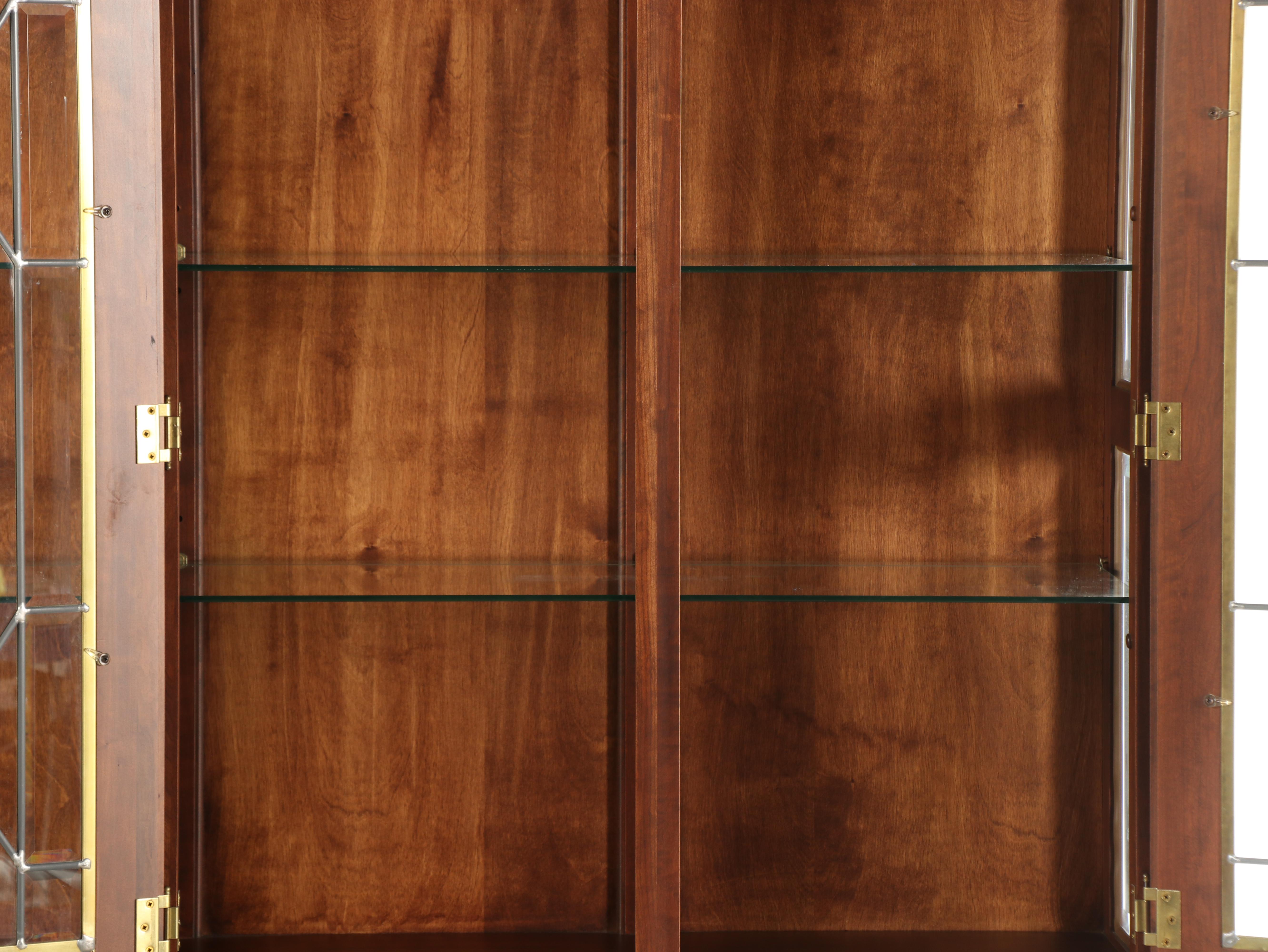 Richardson Brothers Company Georgian Style Breakfront China Cabinet