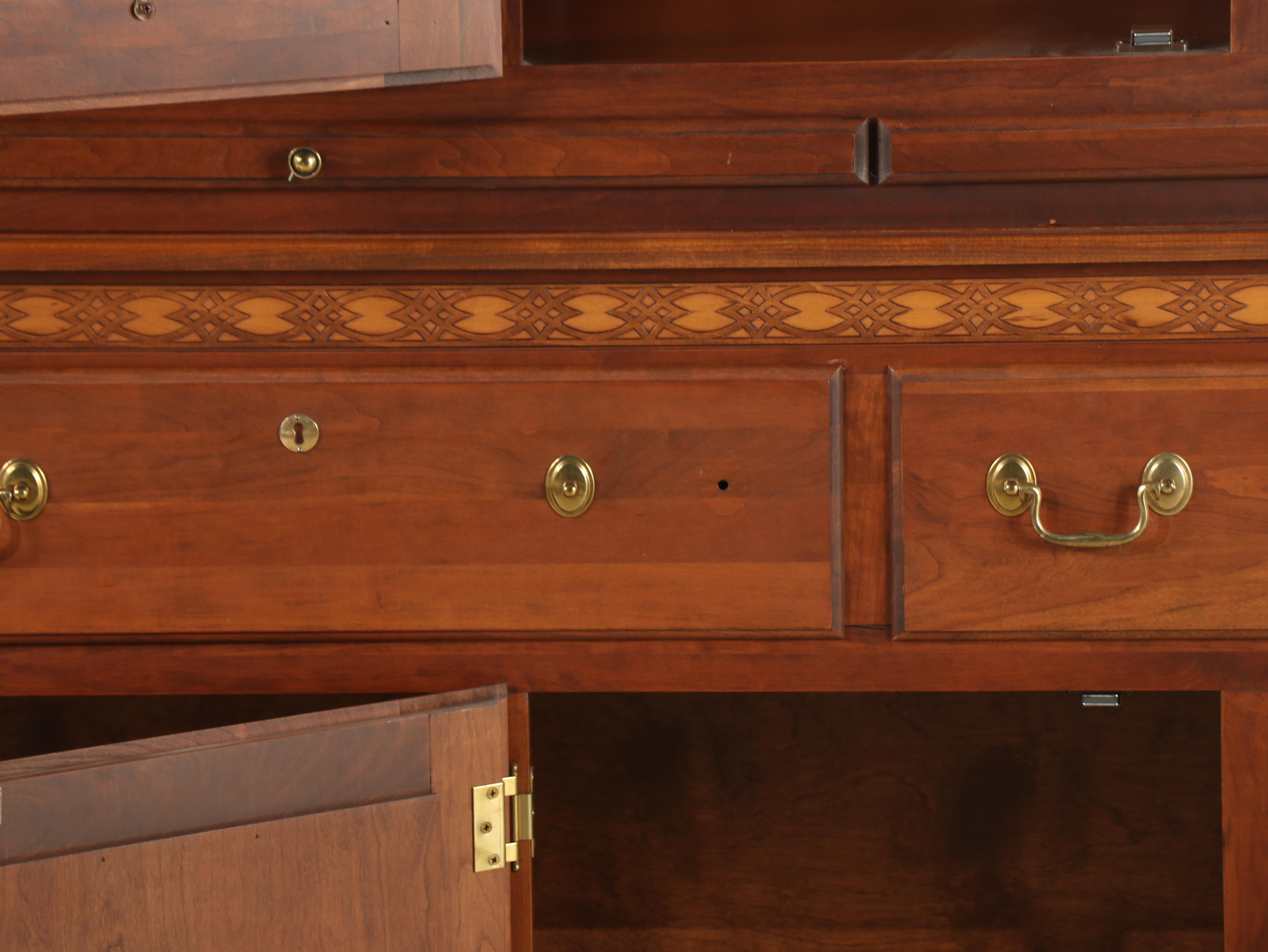 Richardson Brothers Company Georgian Style Breakfront China Cabinet