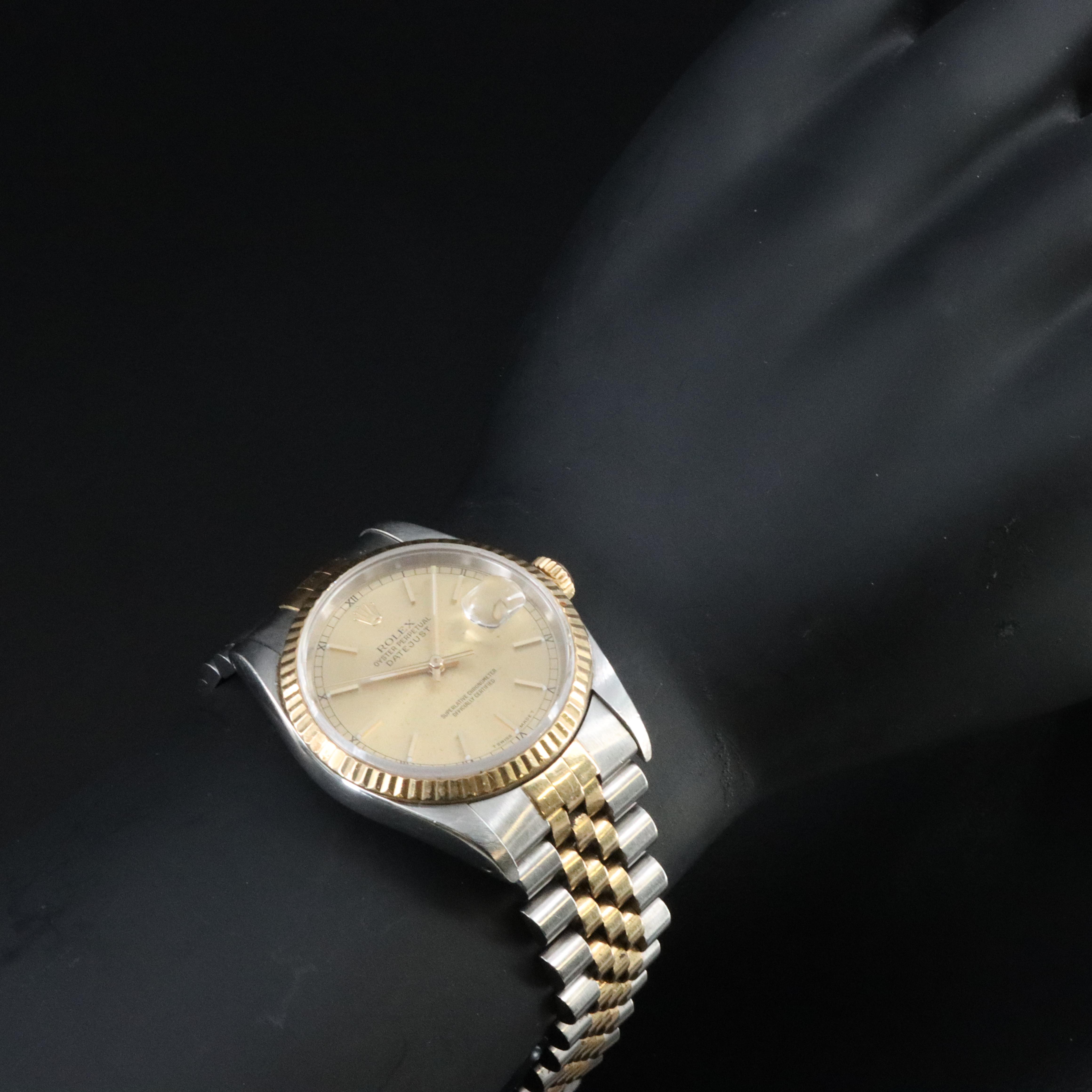 1990 Rolex Oyster Perpetual Datejust Watch