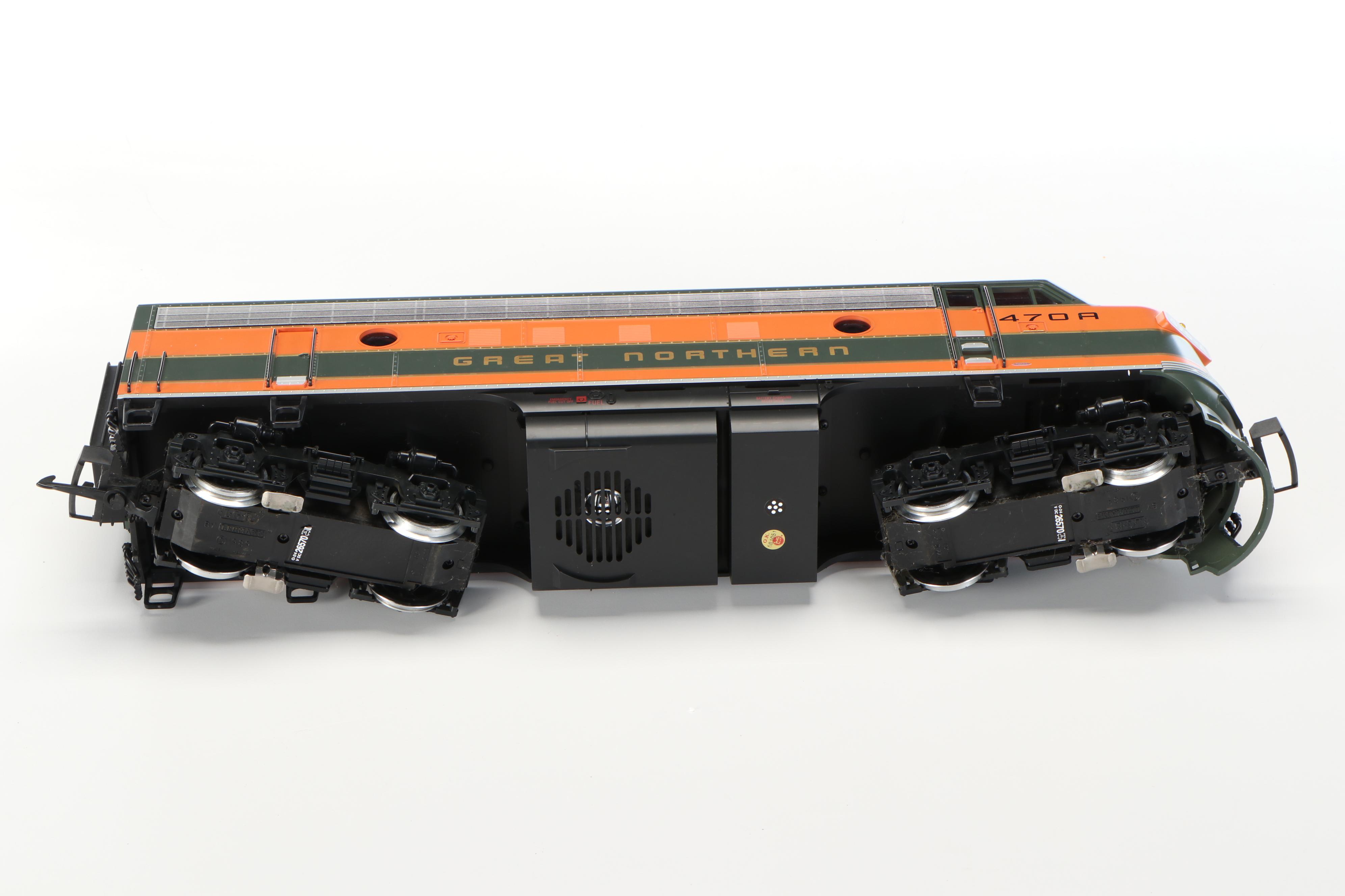 German Lehmann-Gross-Bahn G Scale Engine, Train Car and Caboose