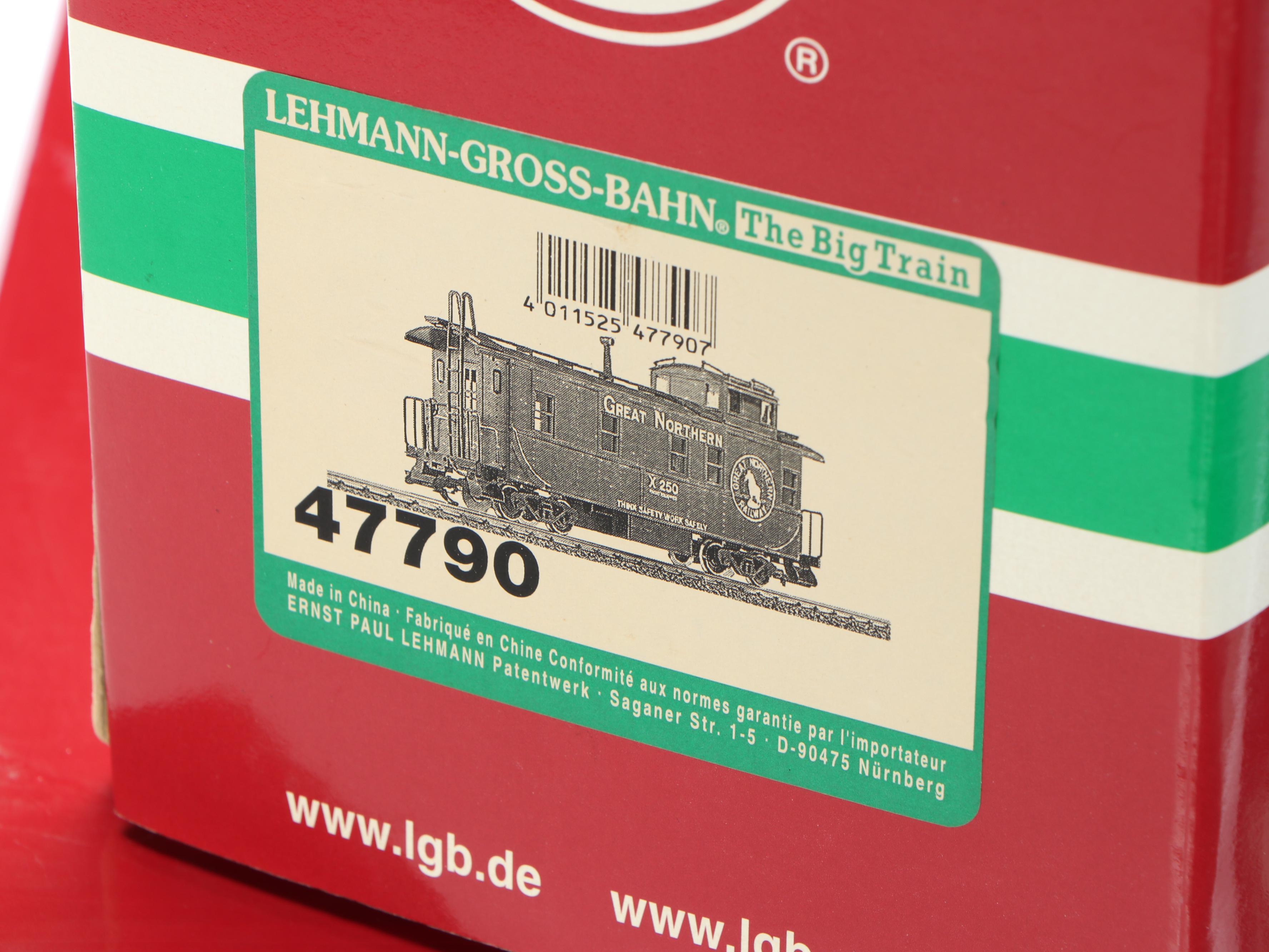 German Lehmann-Gross-Bahn G Scale Engine, Train Car and Caboose