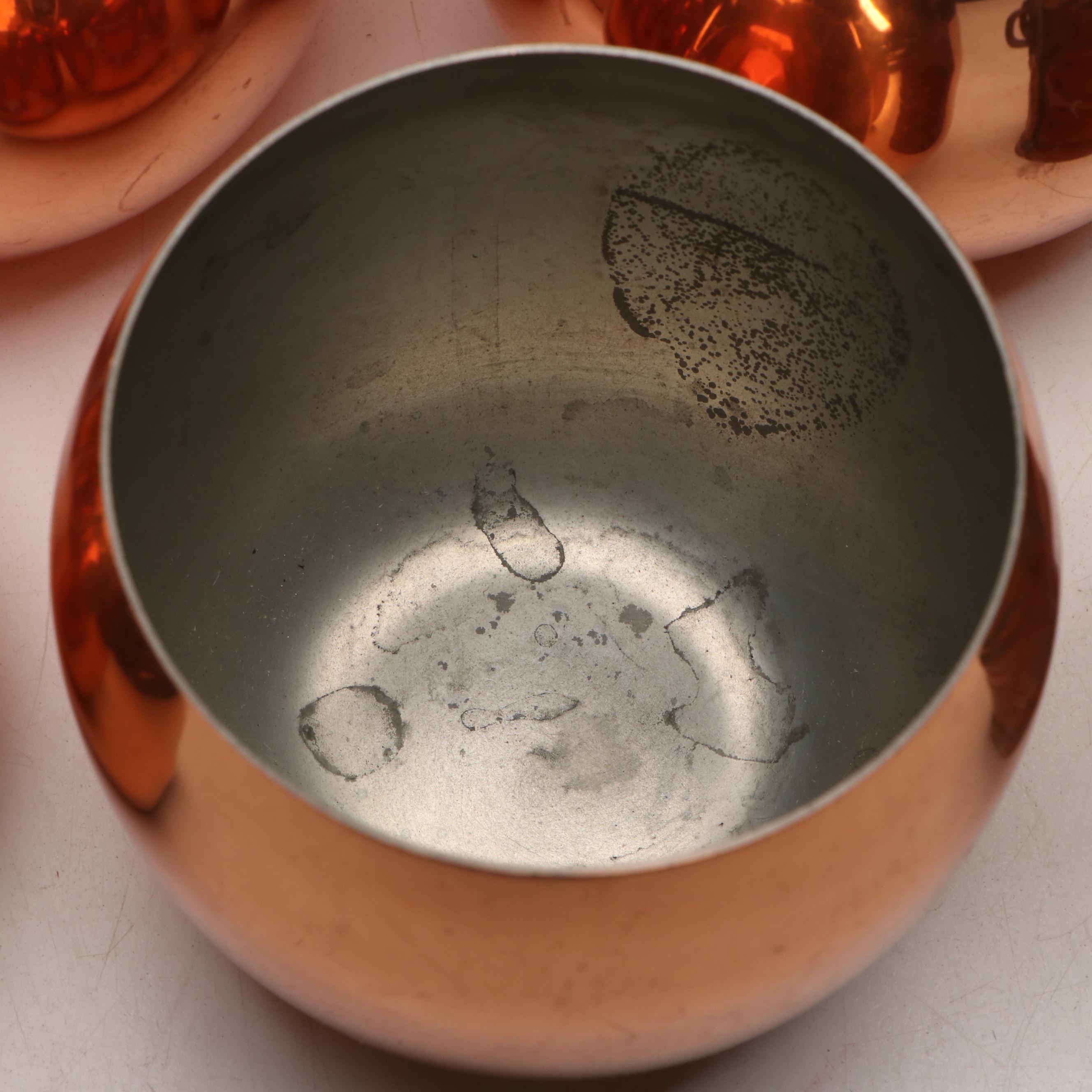 Coppercraft Guild Copper Cocktail Glasses, Ice Bucket and More