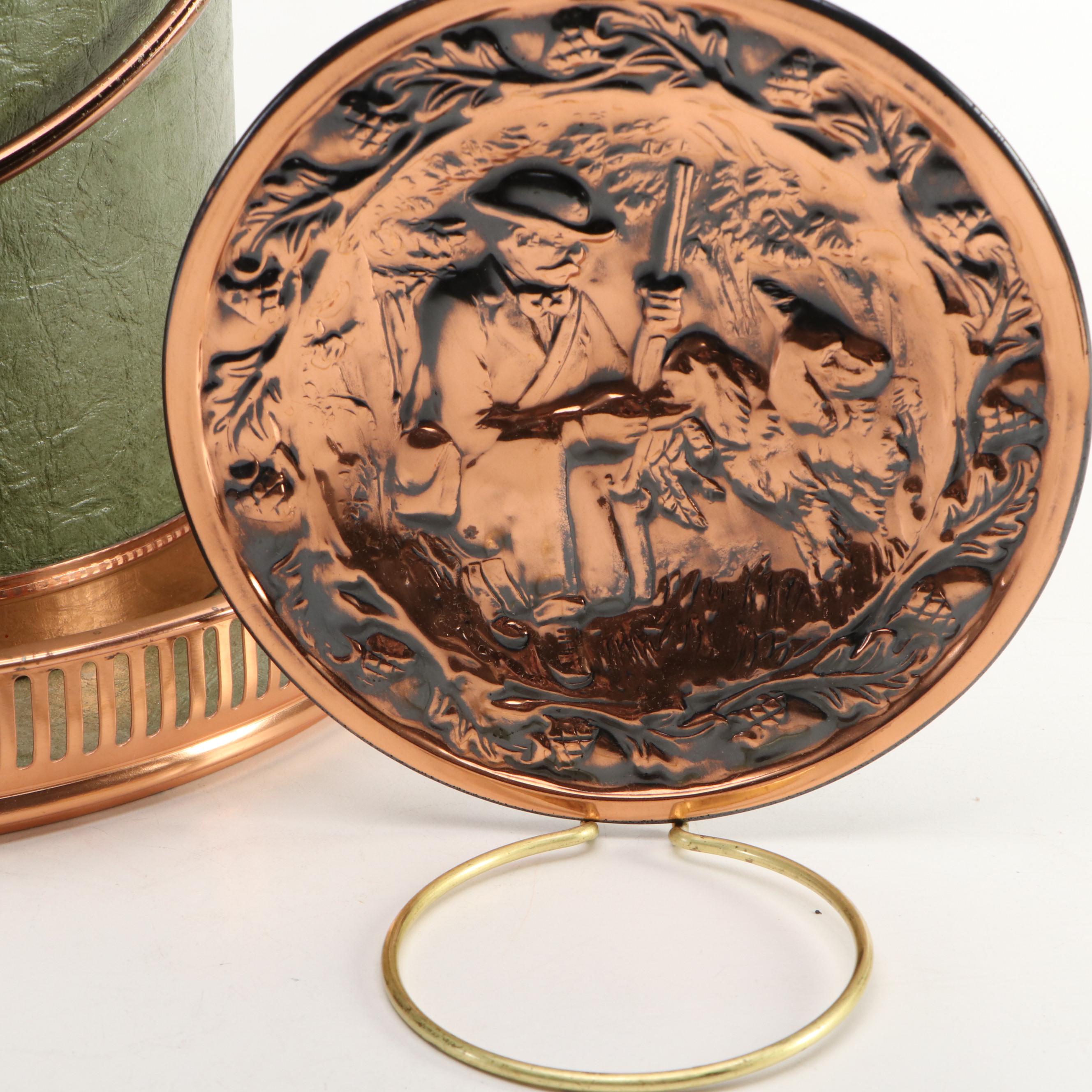 Coppercraft Guild Copper Cocktail Glasses, Ice Bucket and More