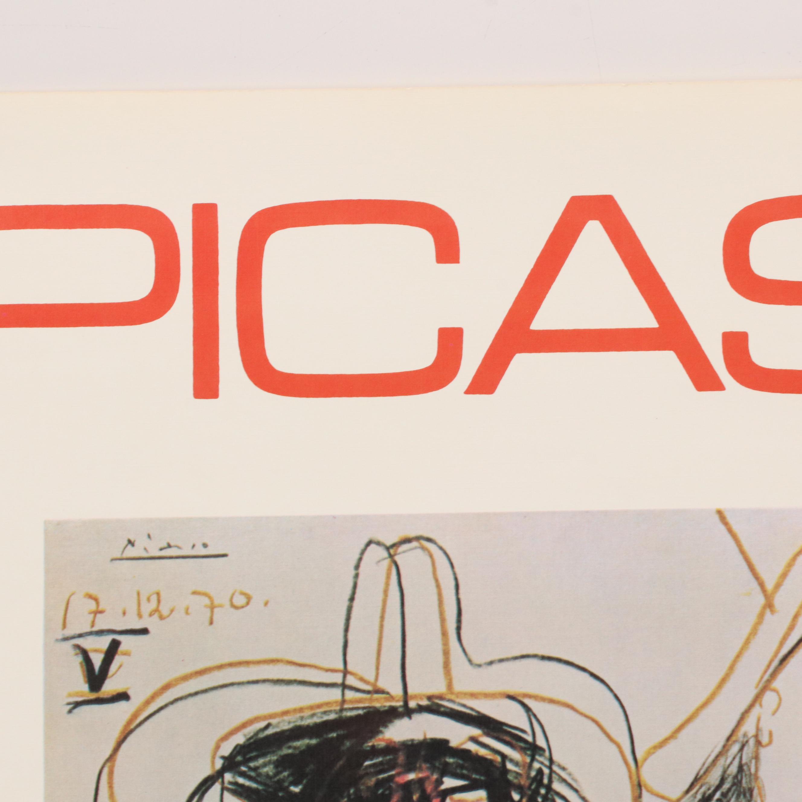 Galerie Felix Vercel Picasso Exhibition Offset Lithograph Poster