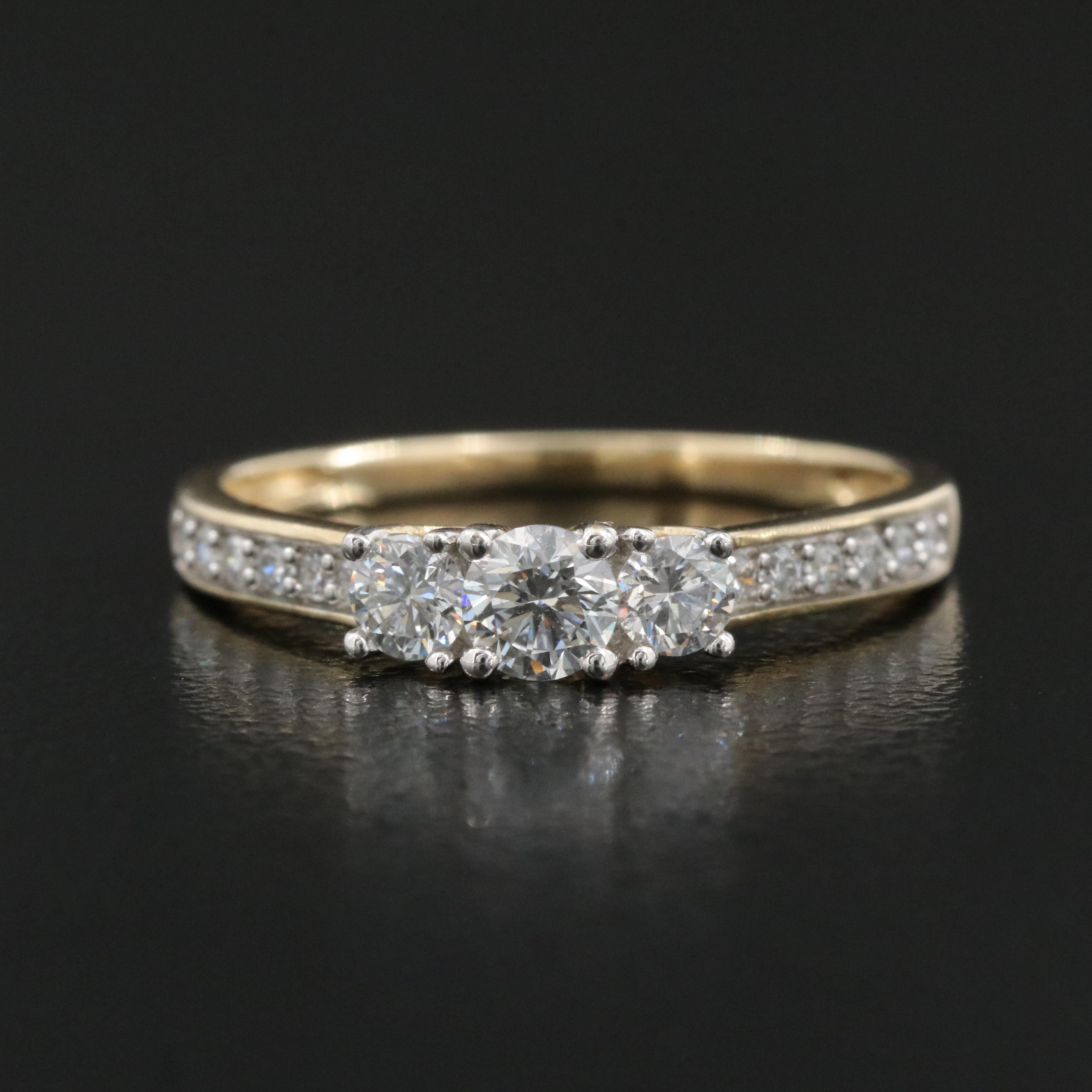 14K 0.50 CTW Lab Grown Diamond Ring