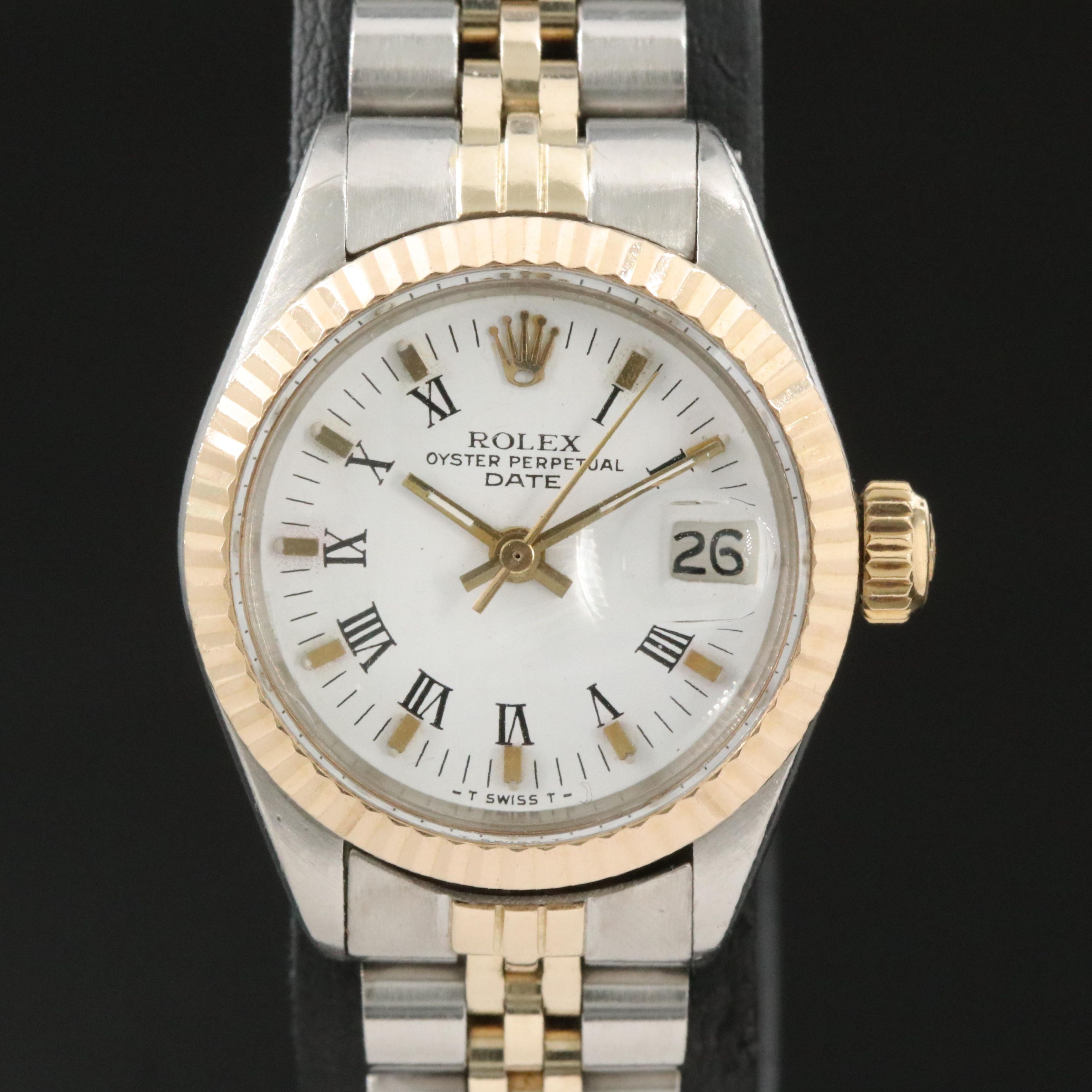 1971 Rolex Oyster Perpetual Two-Tone Date Watch