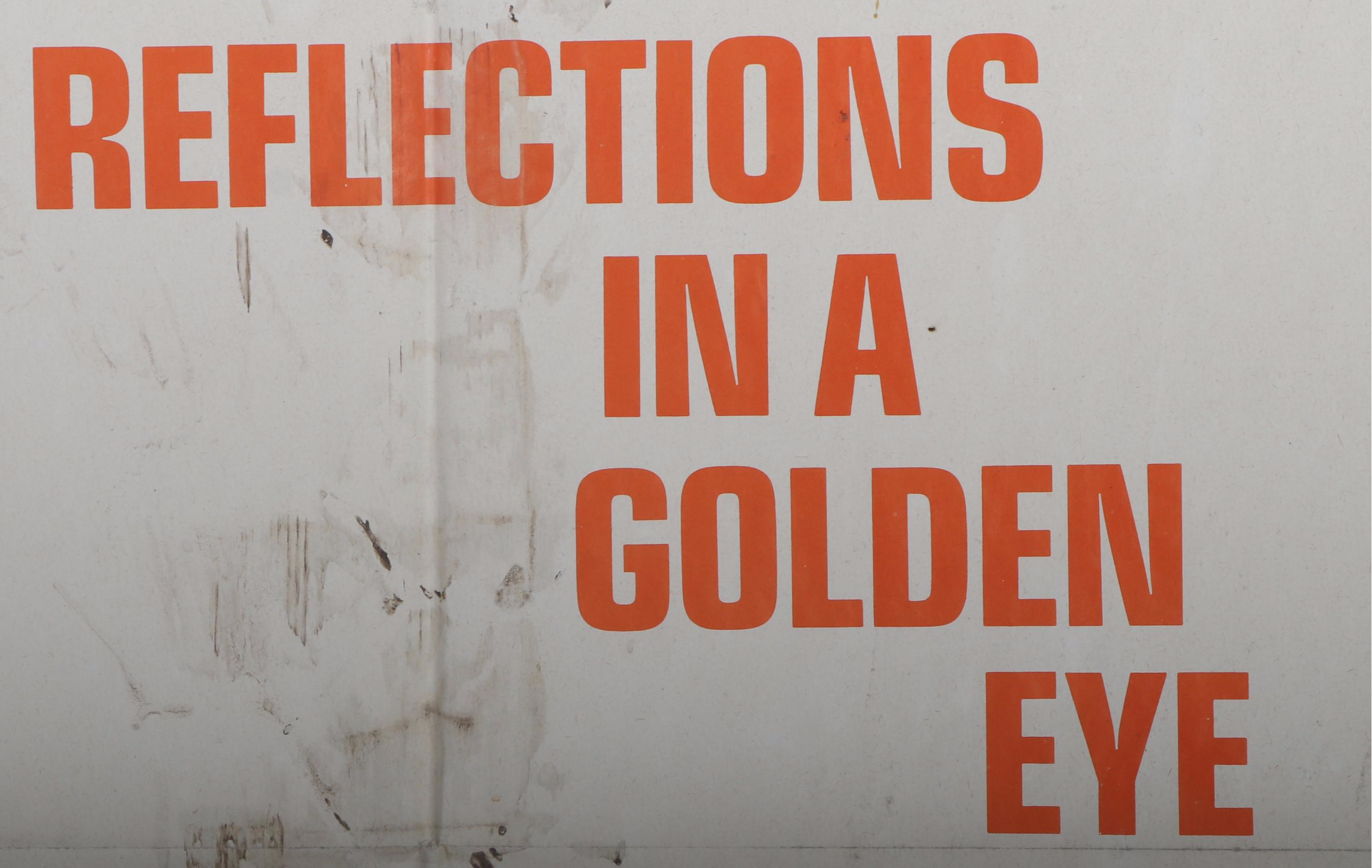 Warner Bros. "Reflections in a Golden Eye" Movie Poster, 1967