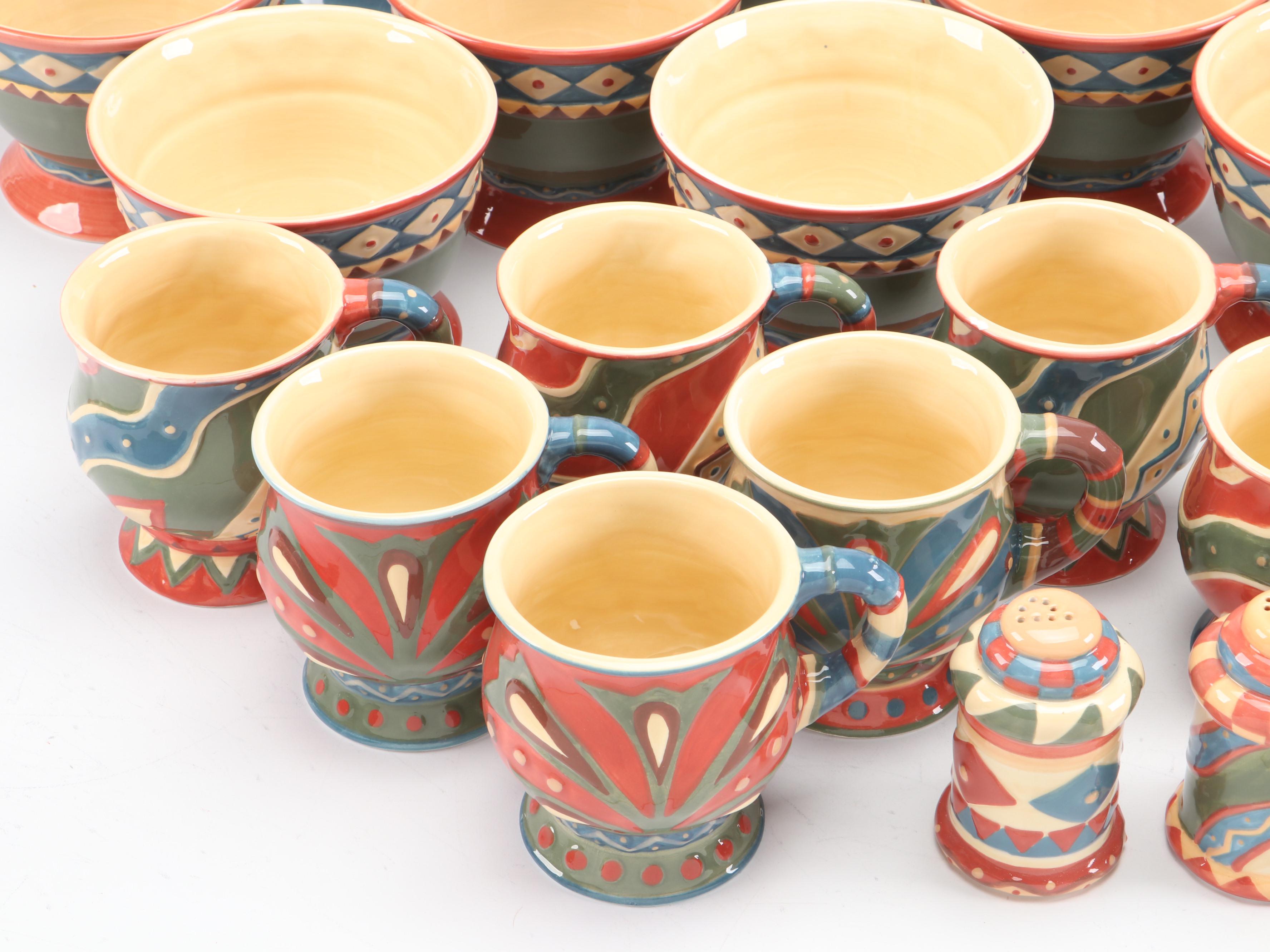 Zrike "Navajo" Ceramic Dinnerware