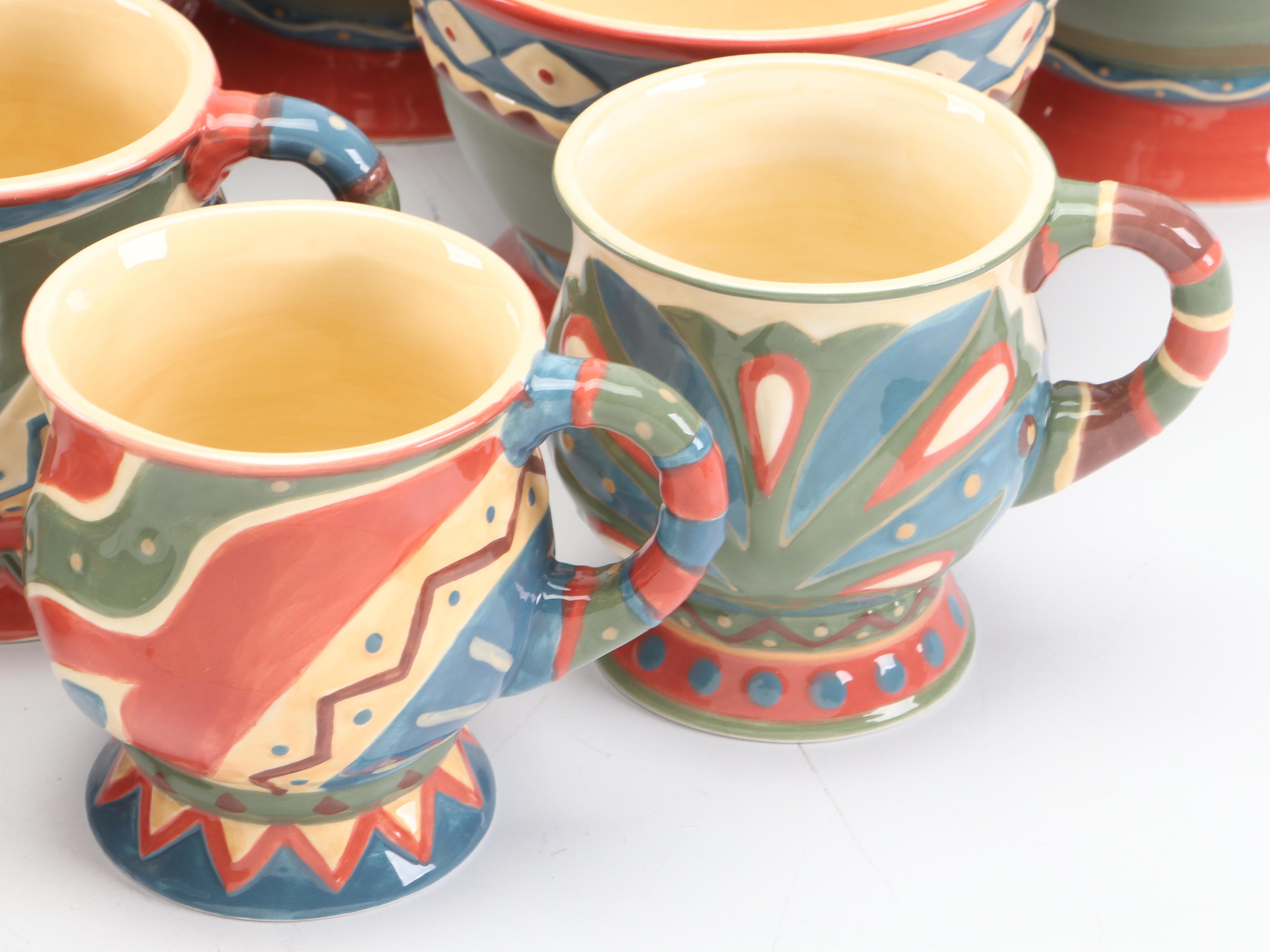 Zrike "Navajo" Ceramic Dinnerware