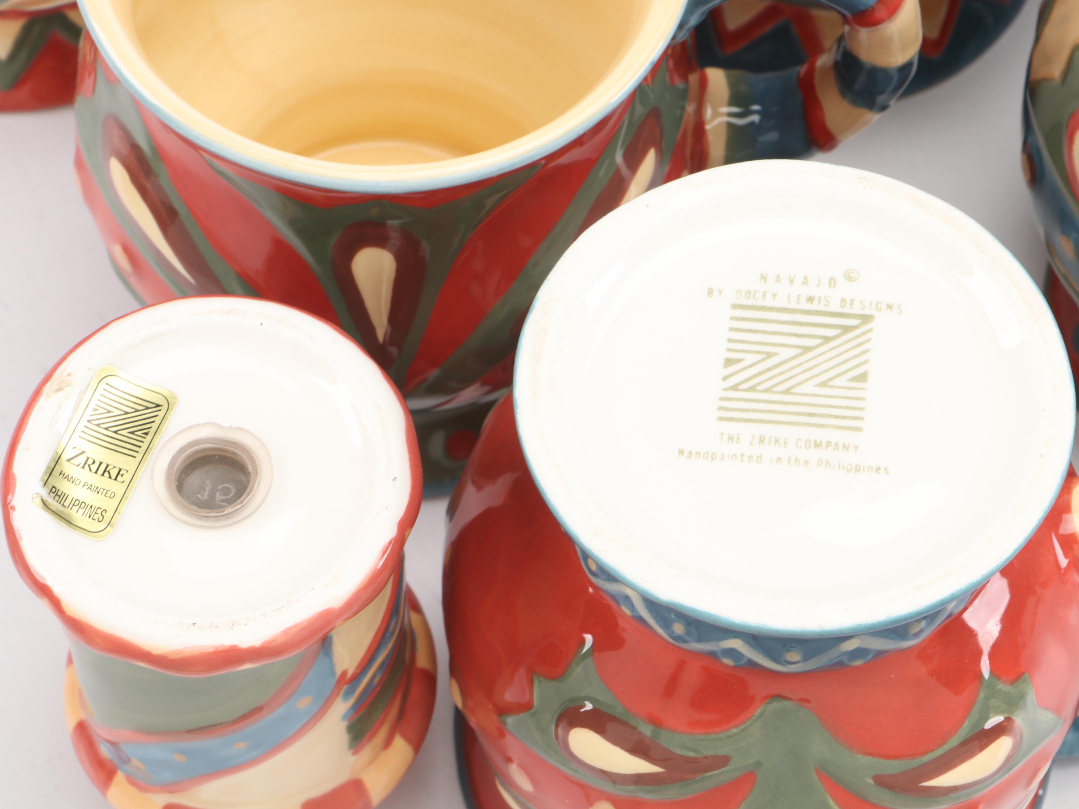 Zrike "Navajo" Ceramic Dinnerware