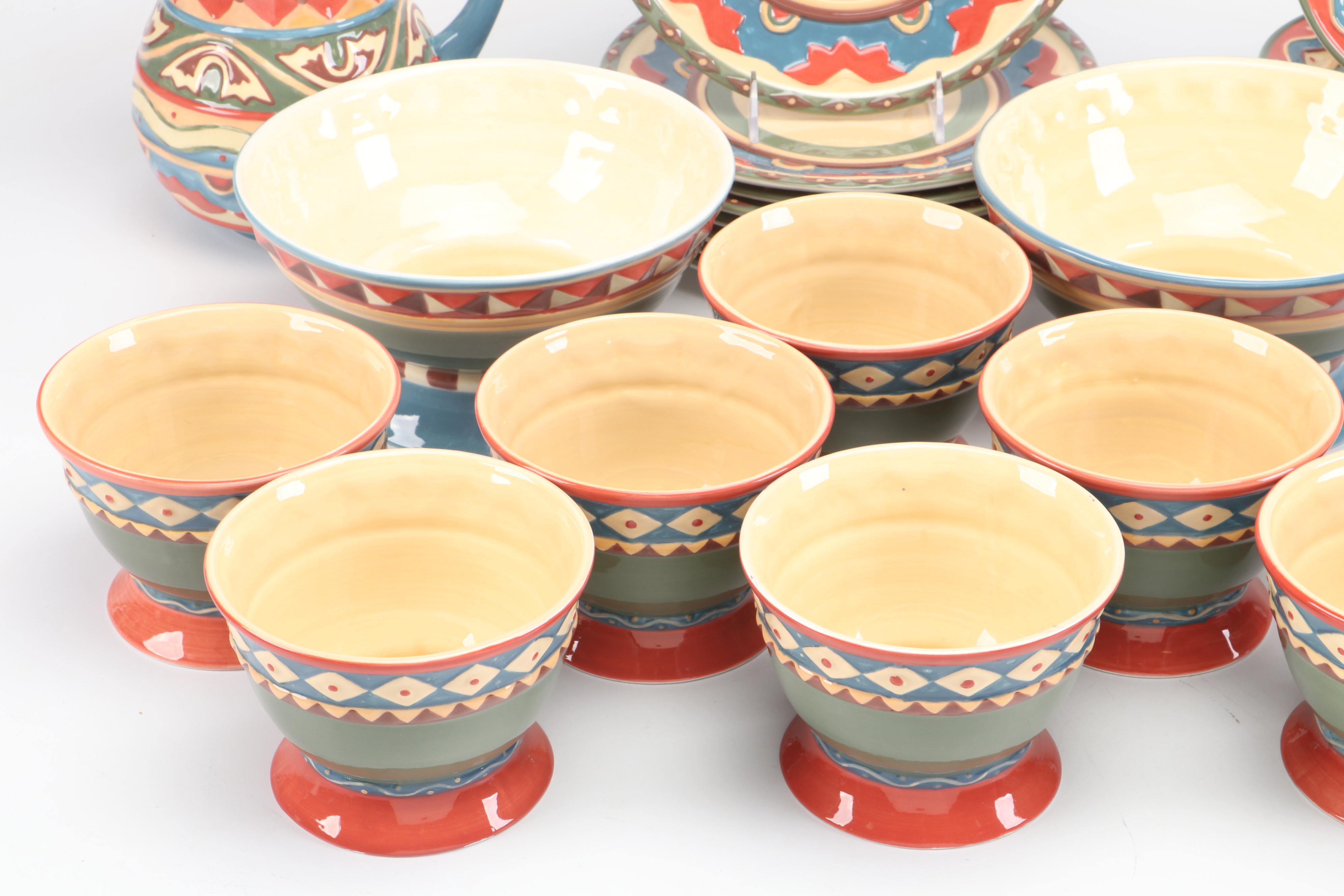 Zrike "Navajo" Ceramic Dinnerware