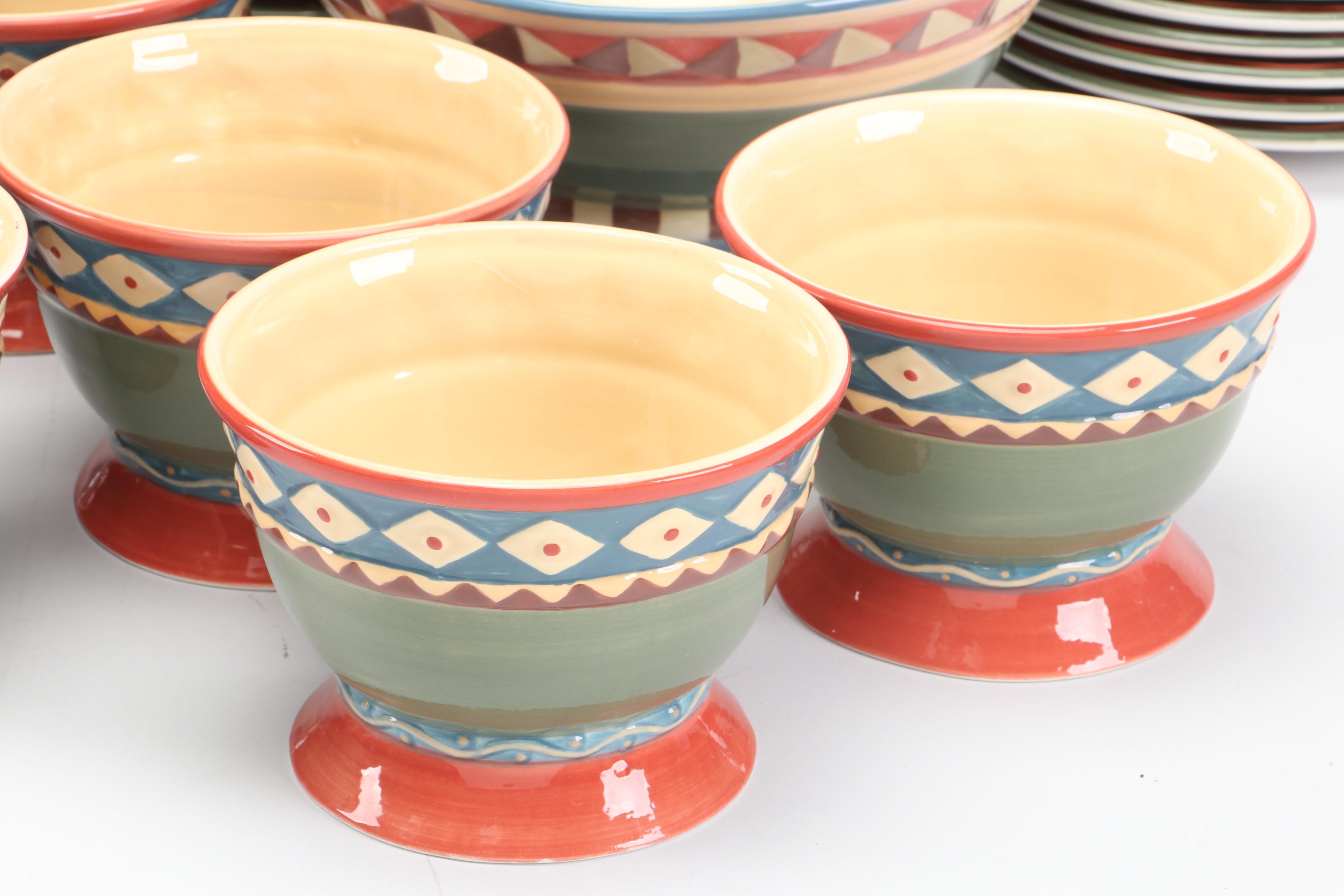 Zrike "Navajo" Ceramic Dinnerware