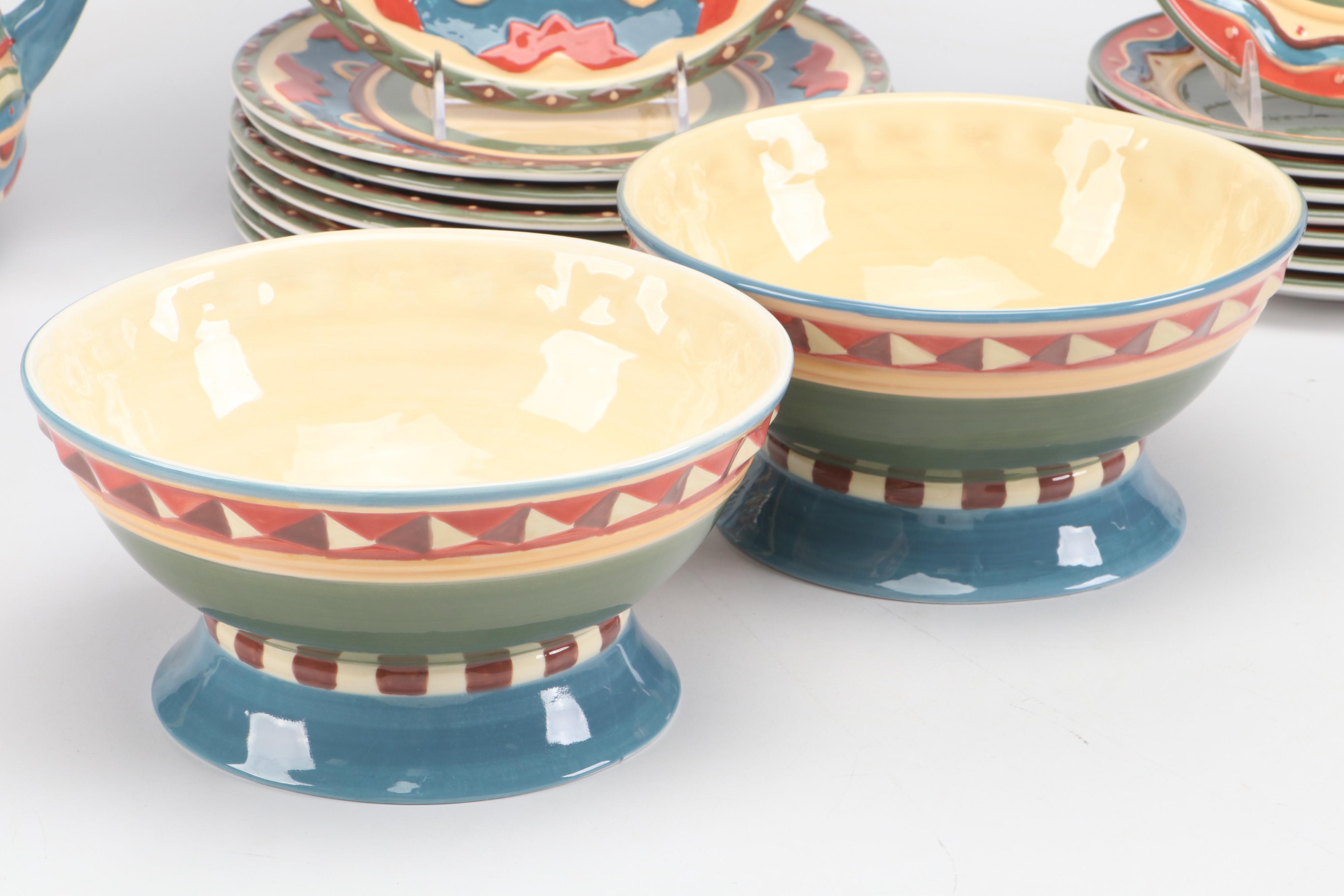Zrike "Navajo" Ceramic Dinnerware