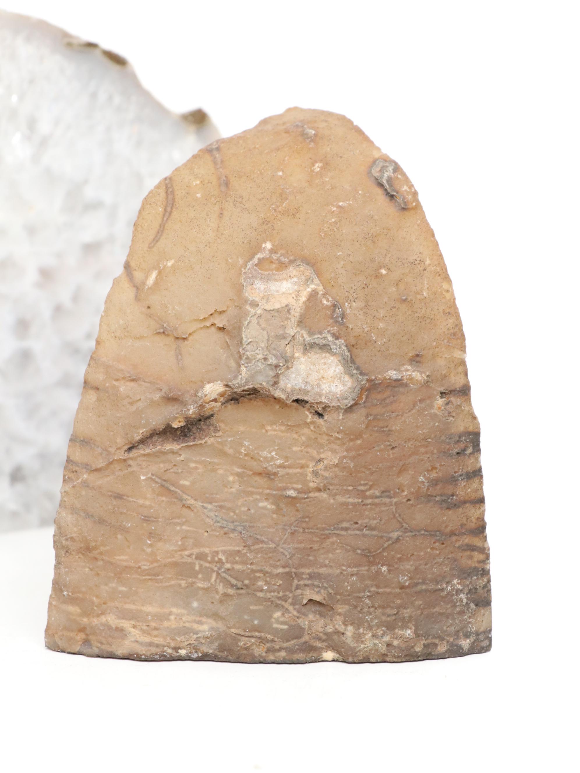 Quartz Geode Polished Bookends