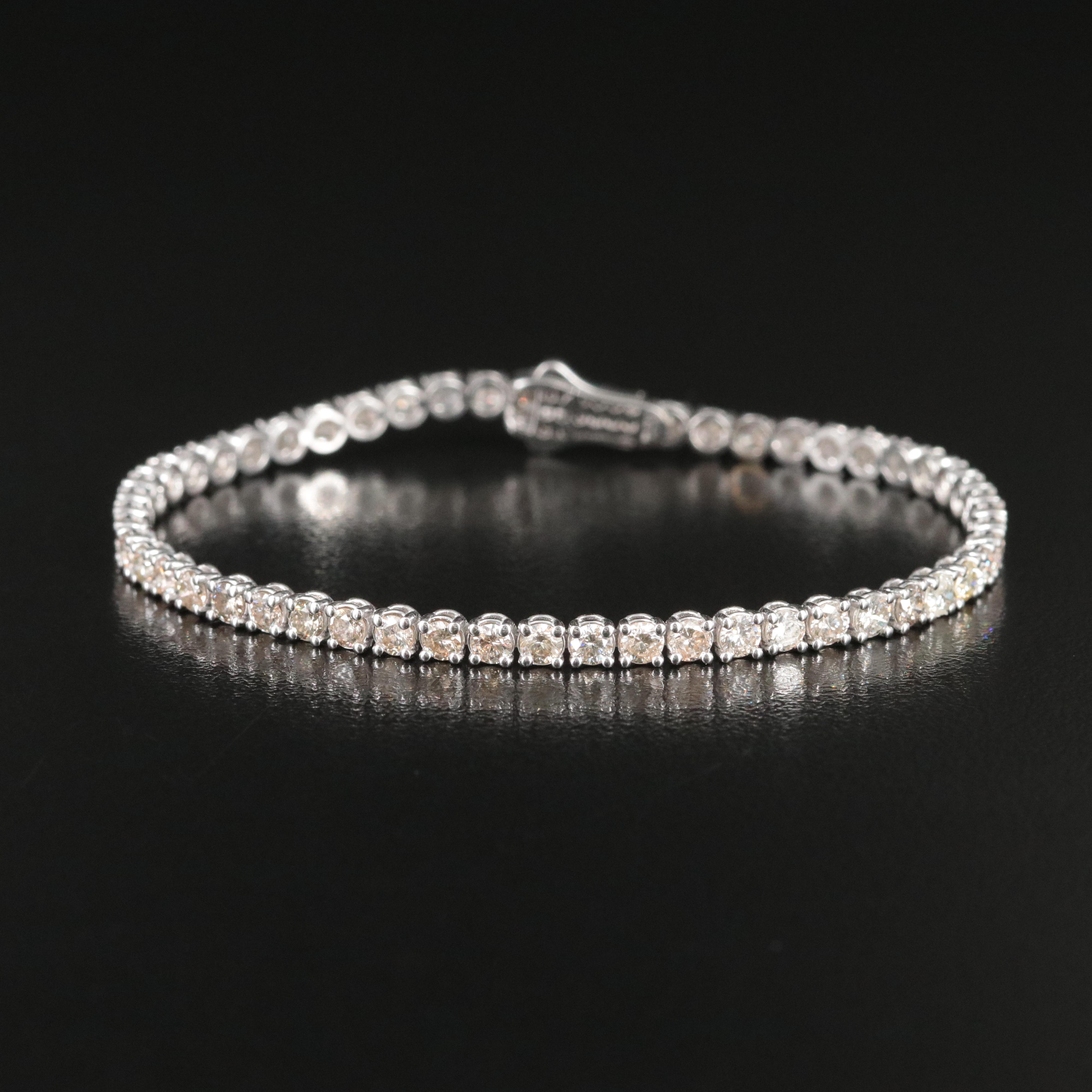 14K 5.21 CTW Diamond Line Bracelet