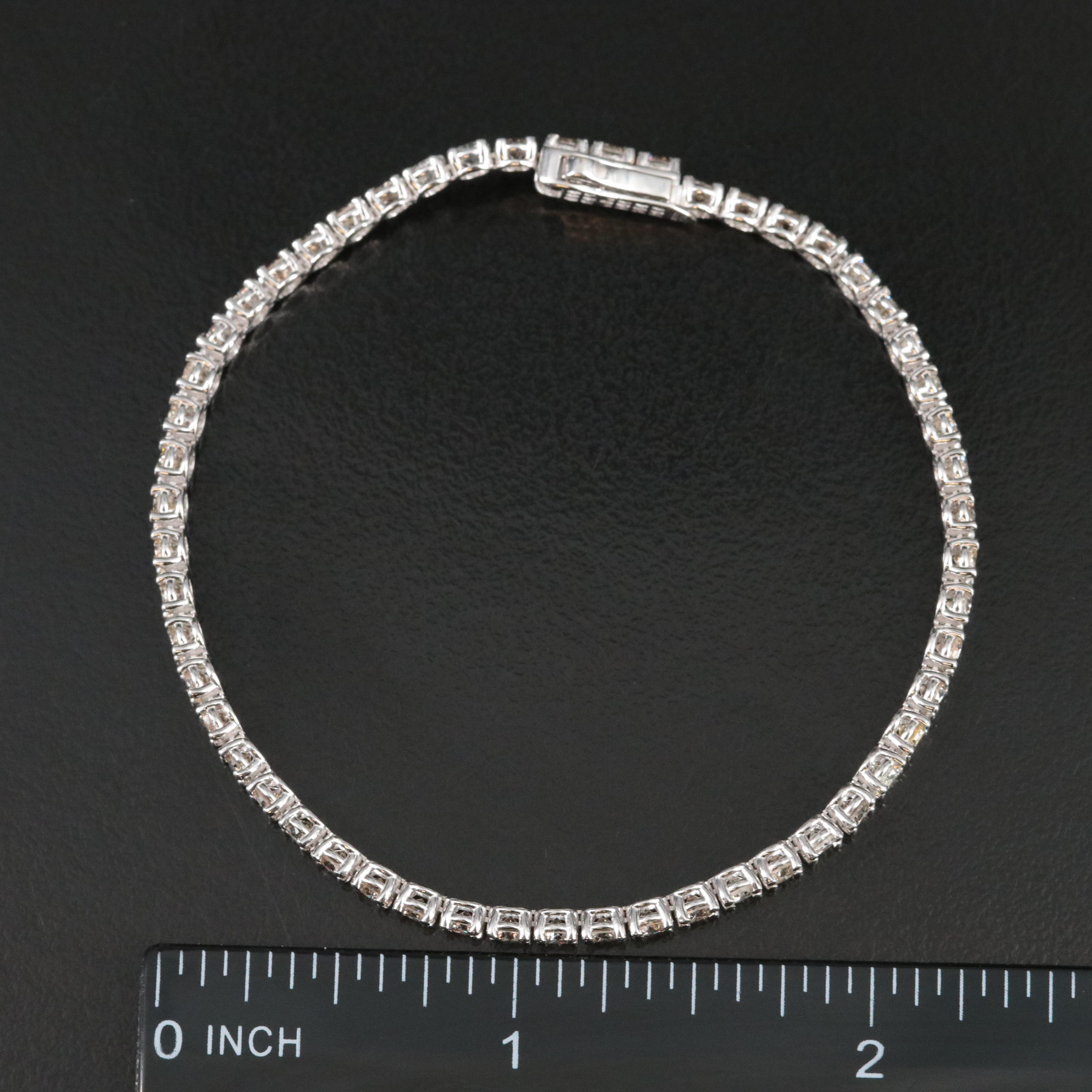 14K 5.21 CTW Diamond Line Bracelet