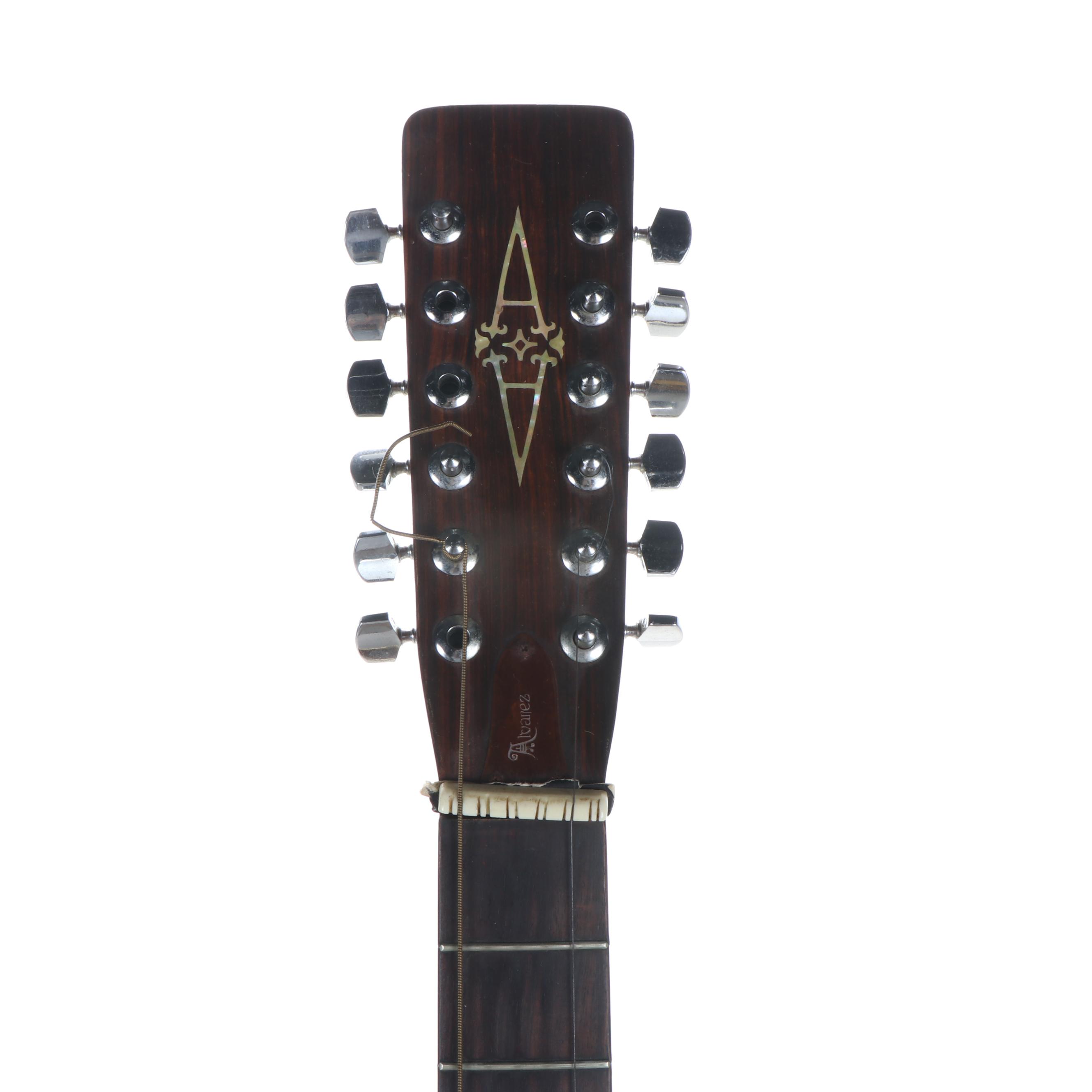 Alvarez Twelve String Acoustic Guitar, Model 5054, with Case