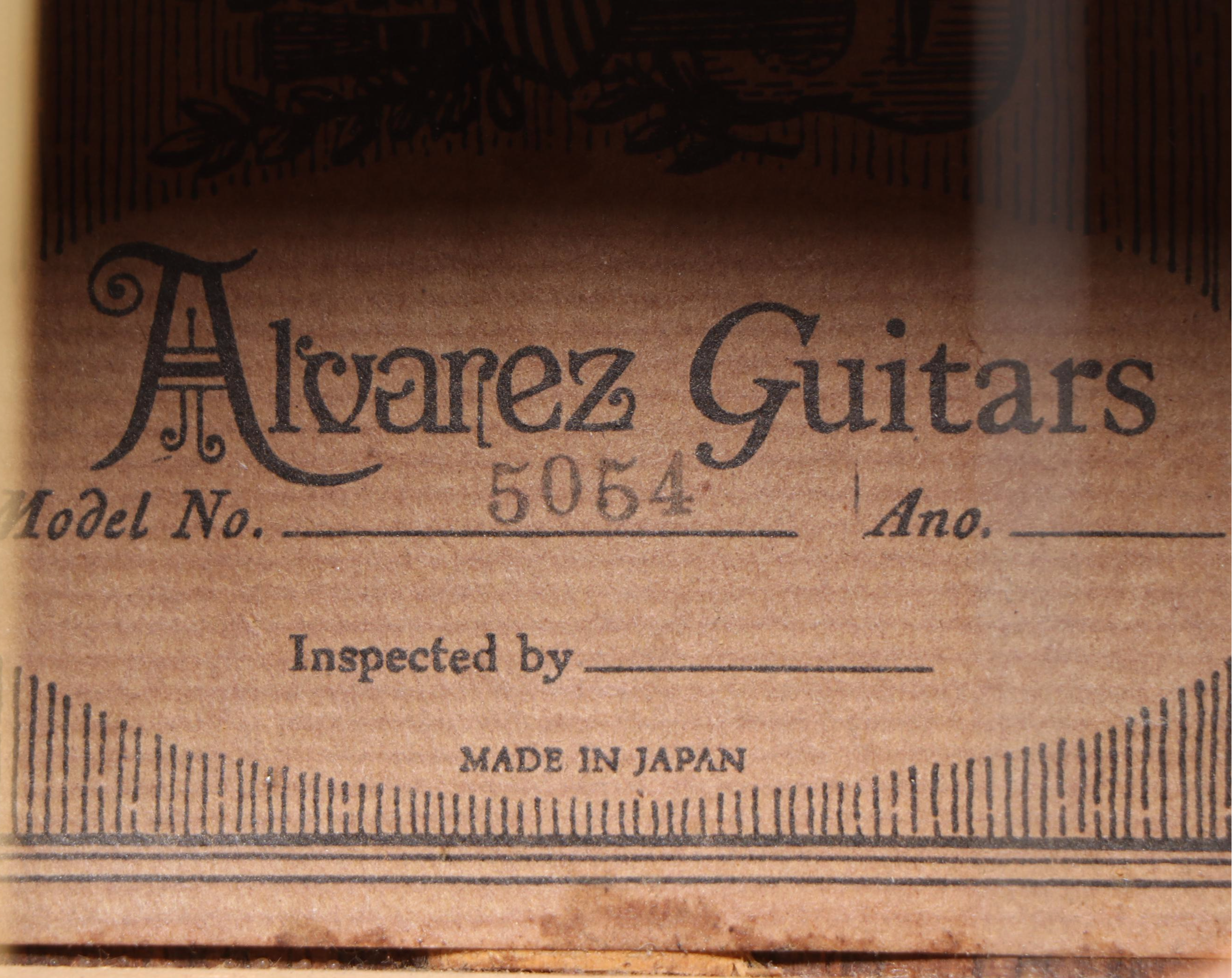 Alvarez Twelve String Acoustic Guitar, Model 5054, with Case