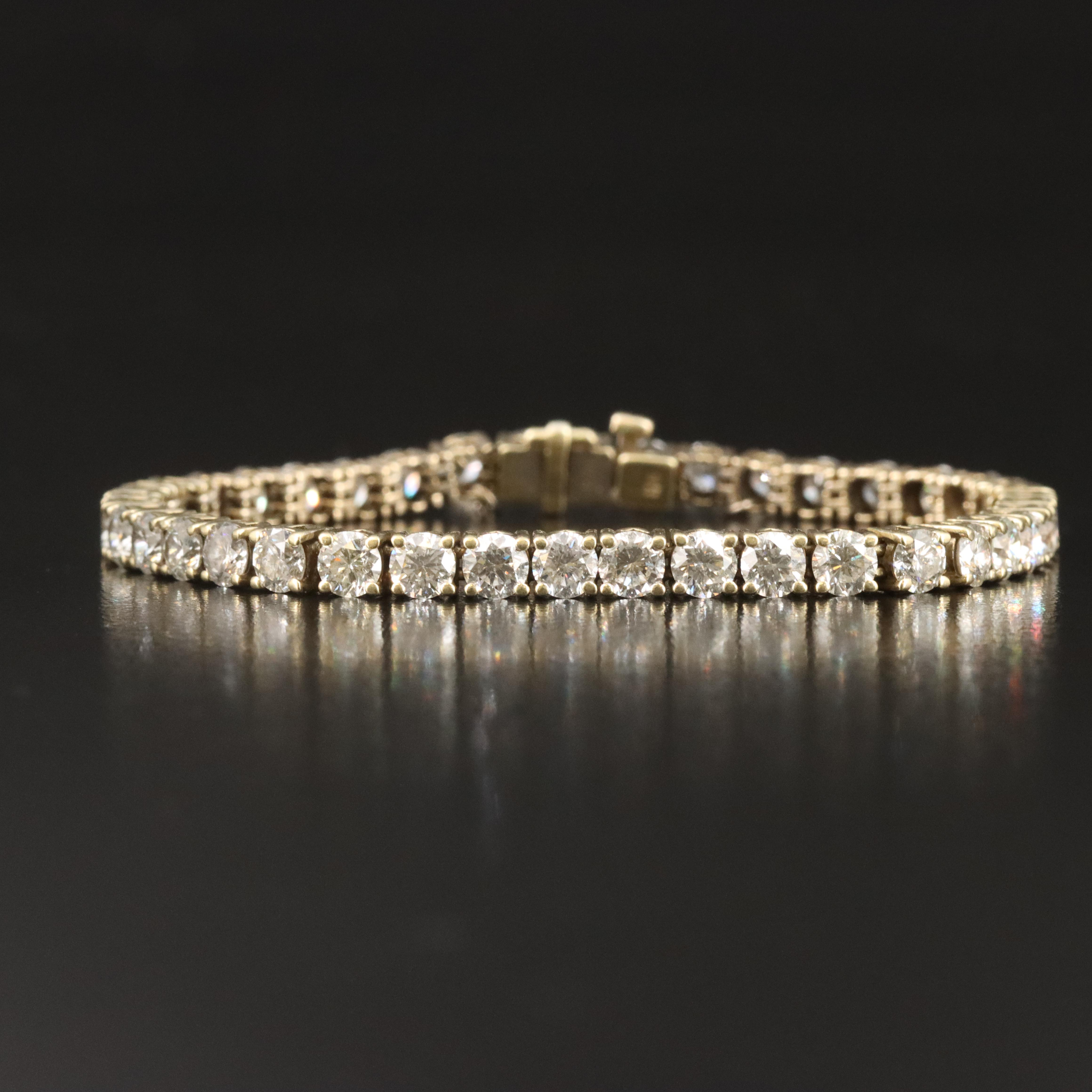 18K 10.25 CTW Diamond Line Bracelet
