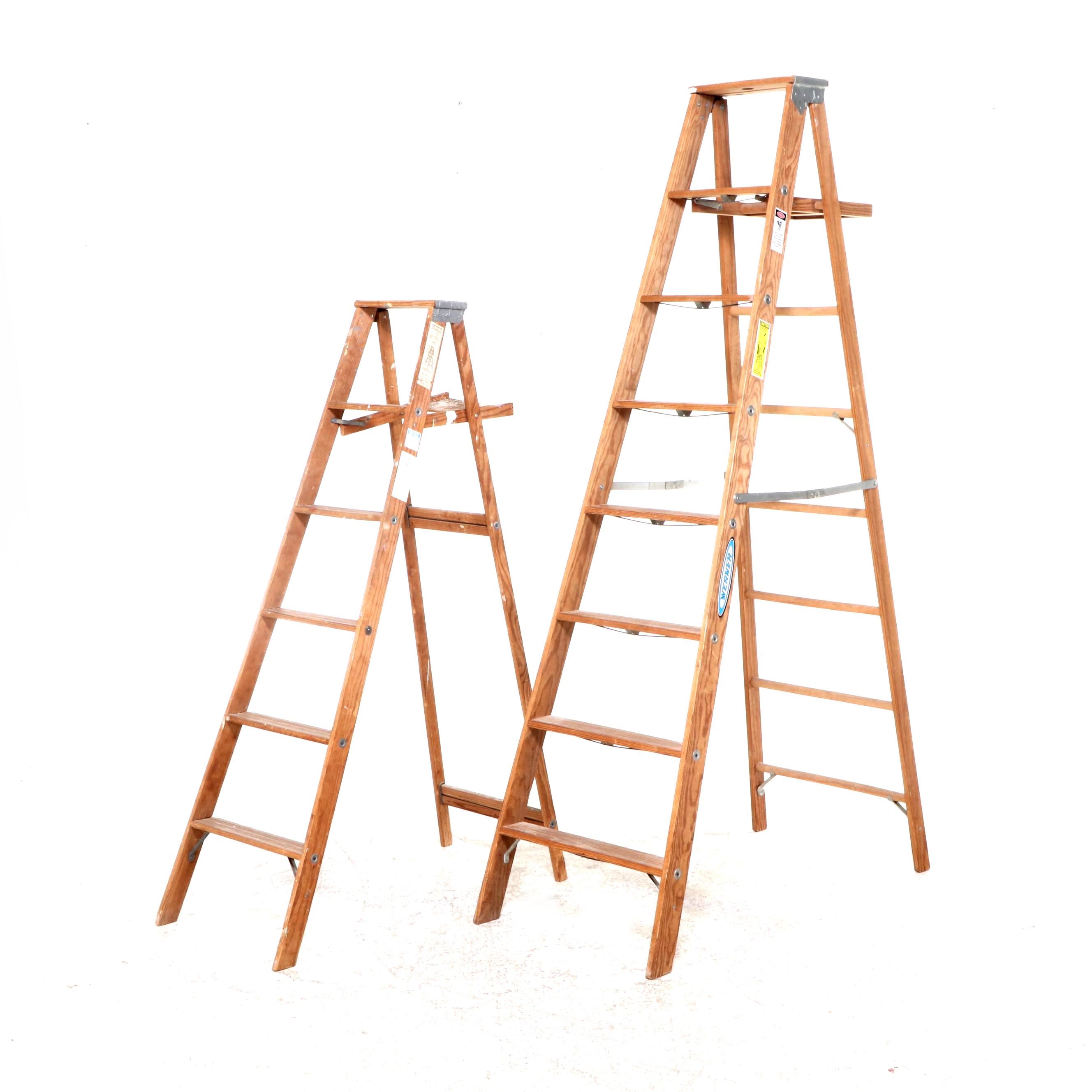 Werner 6' Type III Oak Household Step Ladder