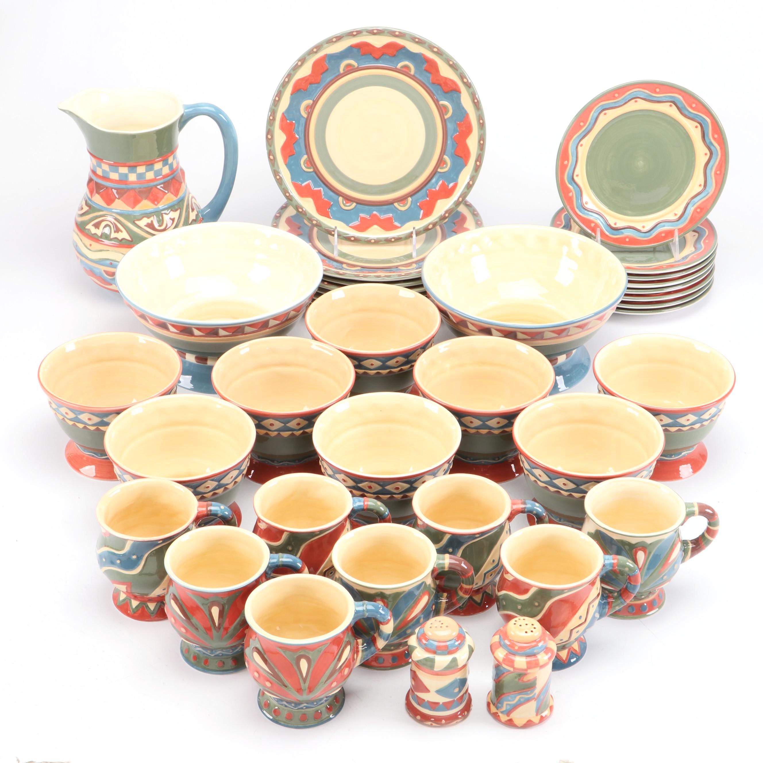 Zrike "Navajo" Ceramic Dinnerware
