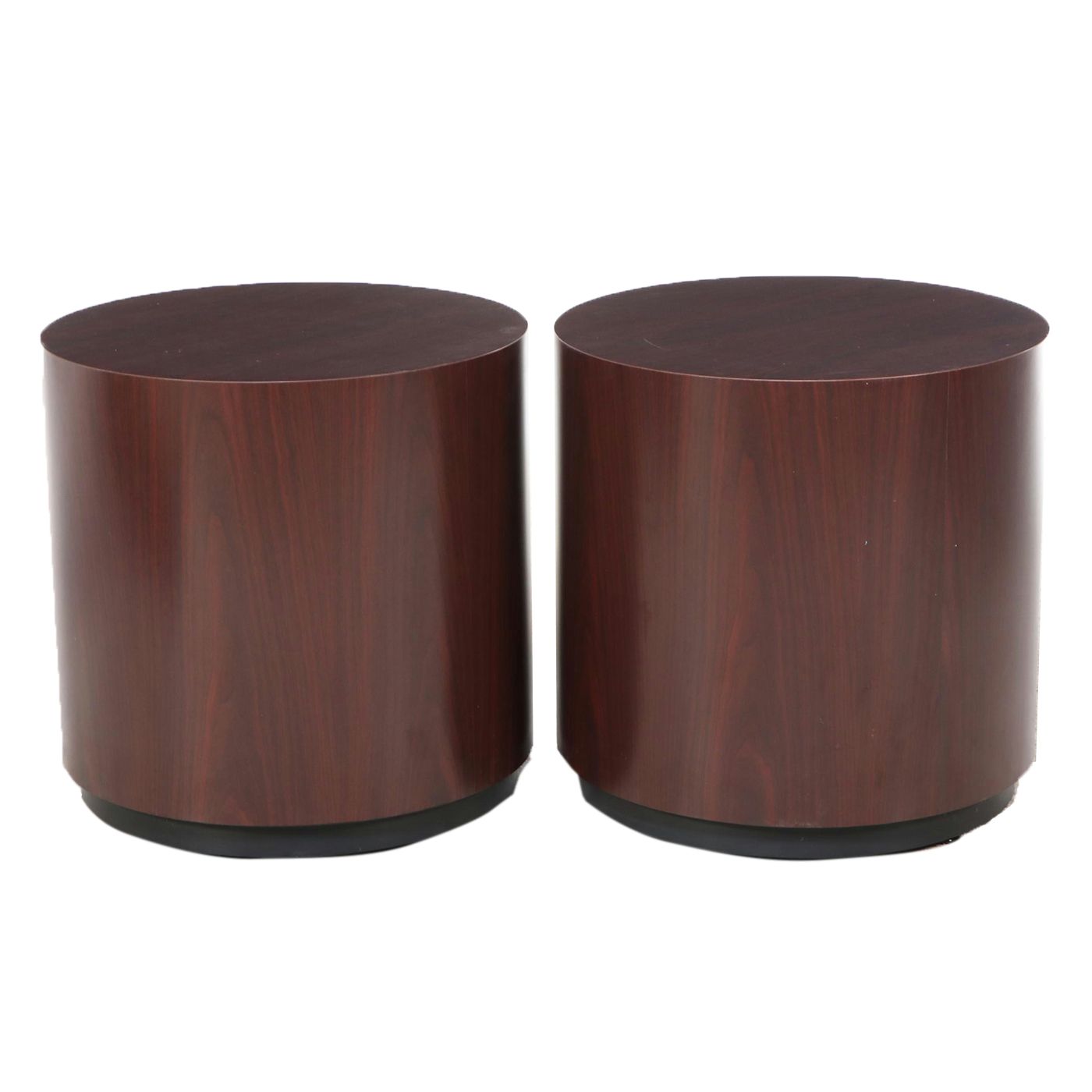 Pair of The HON Company Modernist Style Laminate Side Tables
