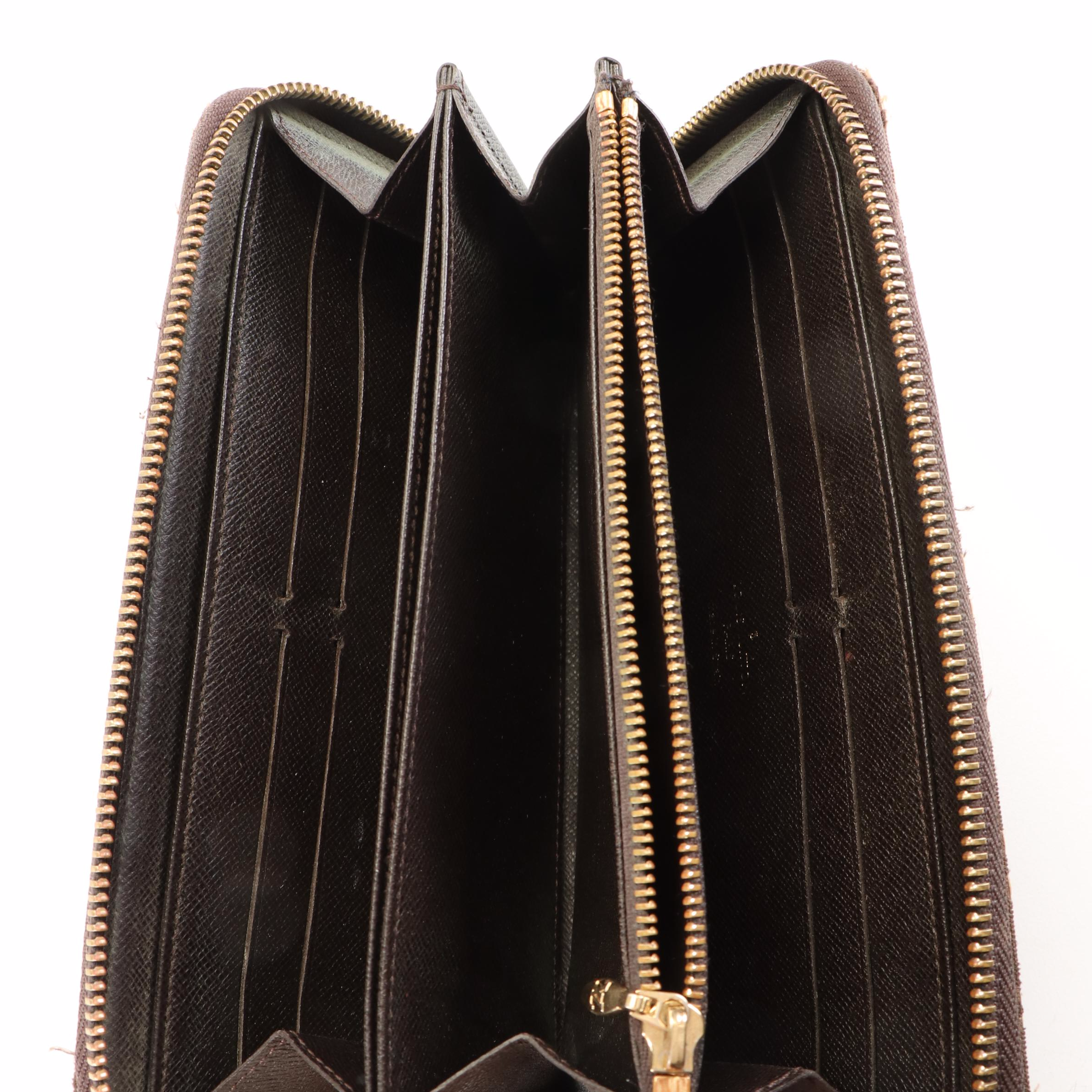 Louis Vuitton Zip-Around Wallet in Monogram Canvas