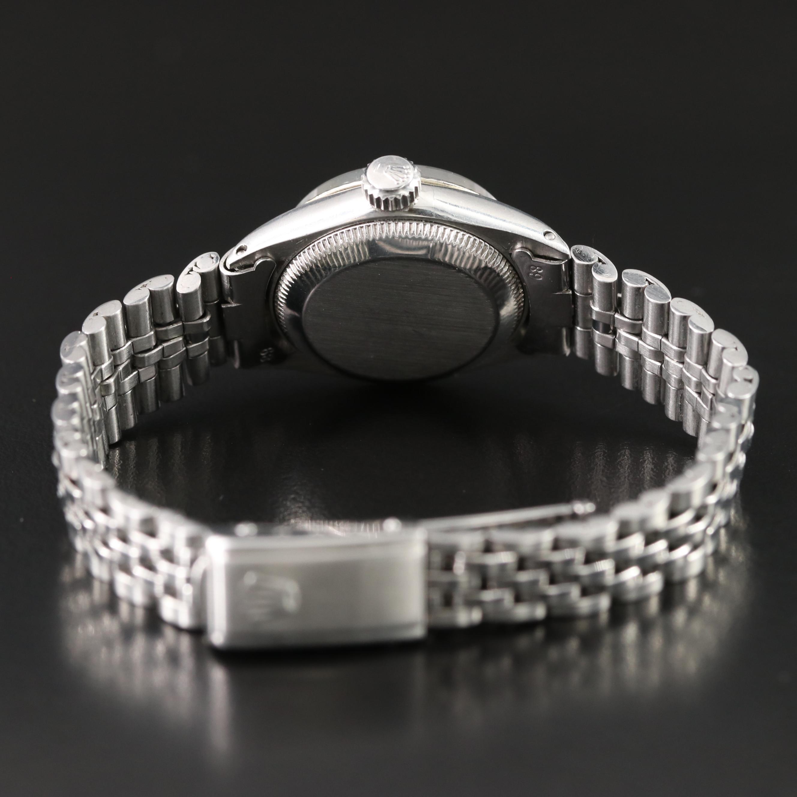 1960 Rolex Custom Mother-of-Pearl, Diamond Dial Datejust Watch