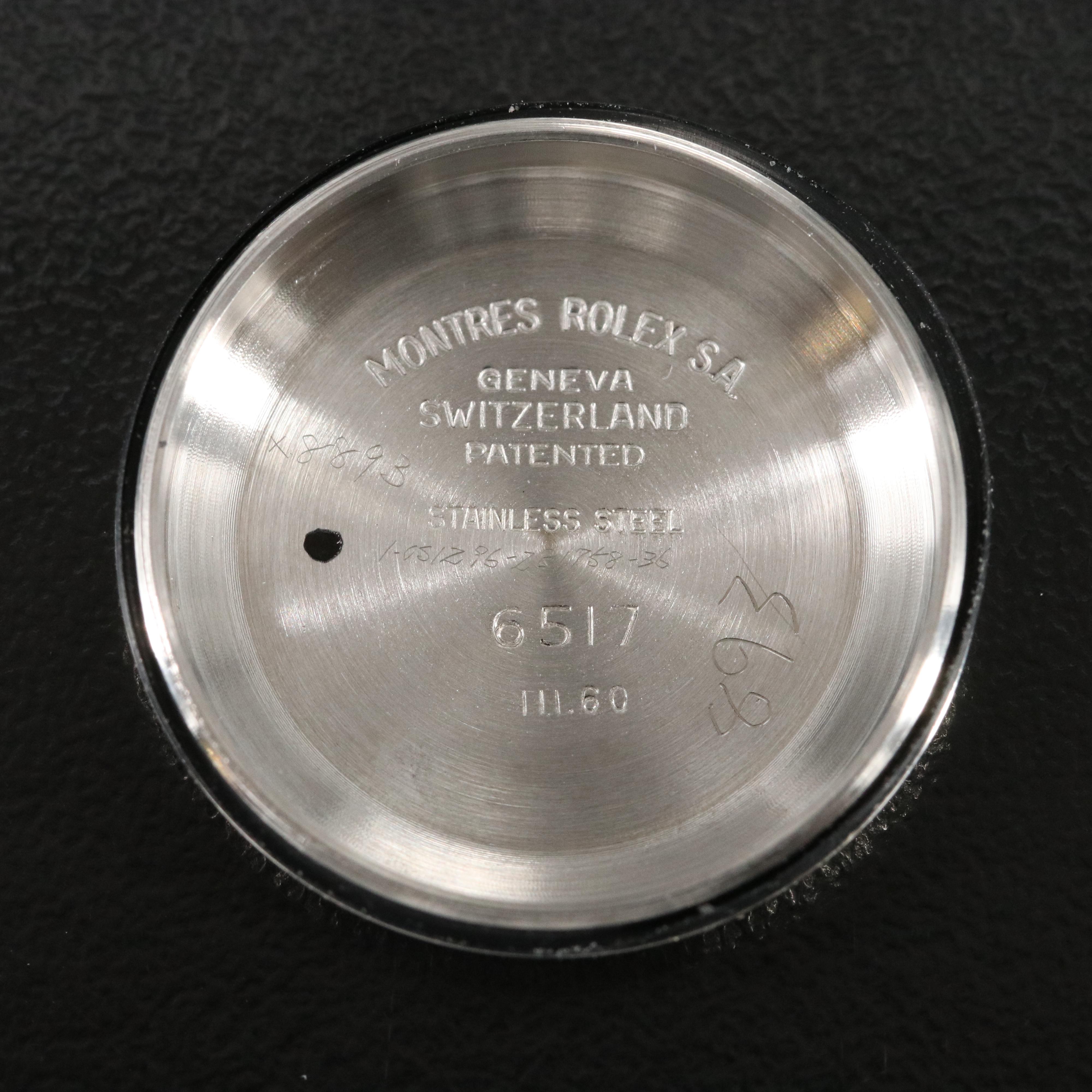 1960 Rolex Custom Mother-of-Pearl, Diamond Dial Datejust Watch