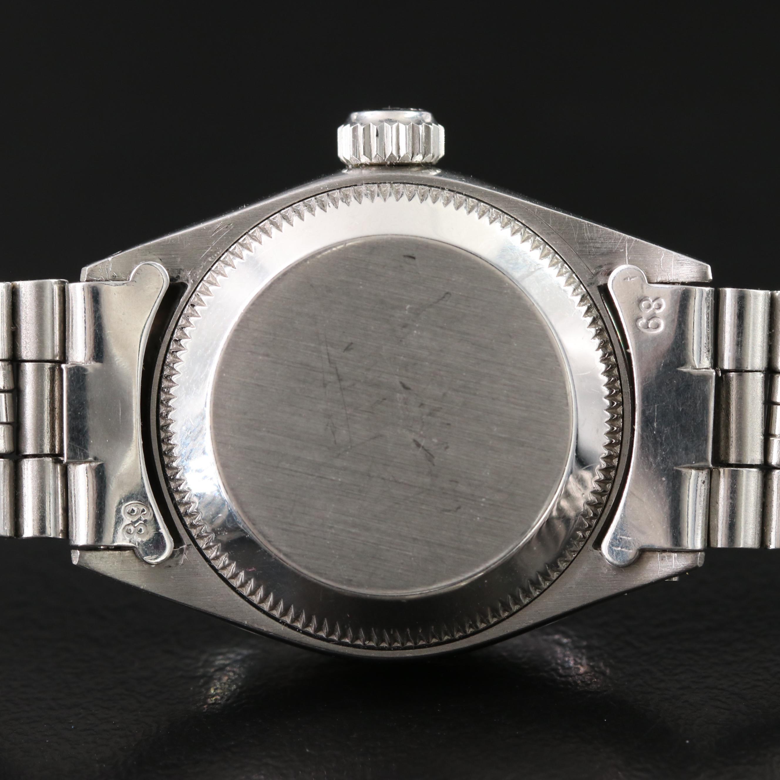 1960 Rolex Custom Mother-of-Pearl, Diamond Dial Datejust Watch