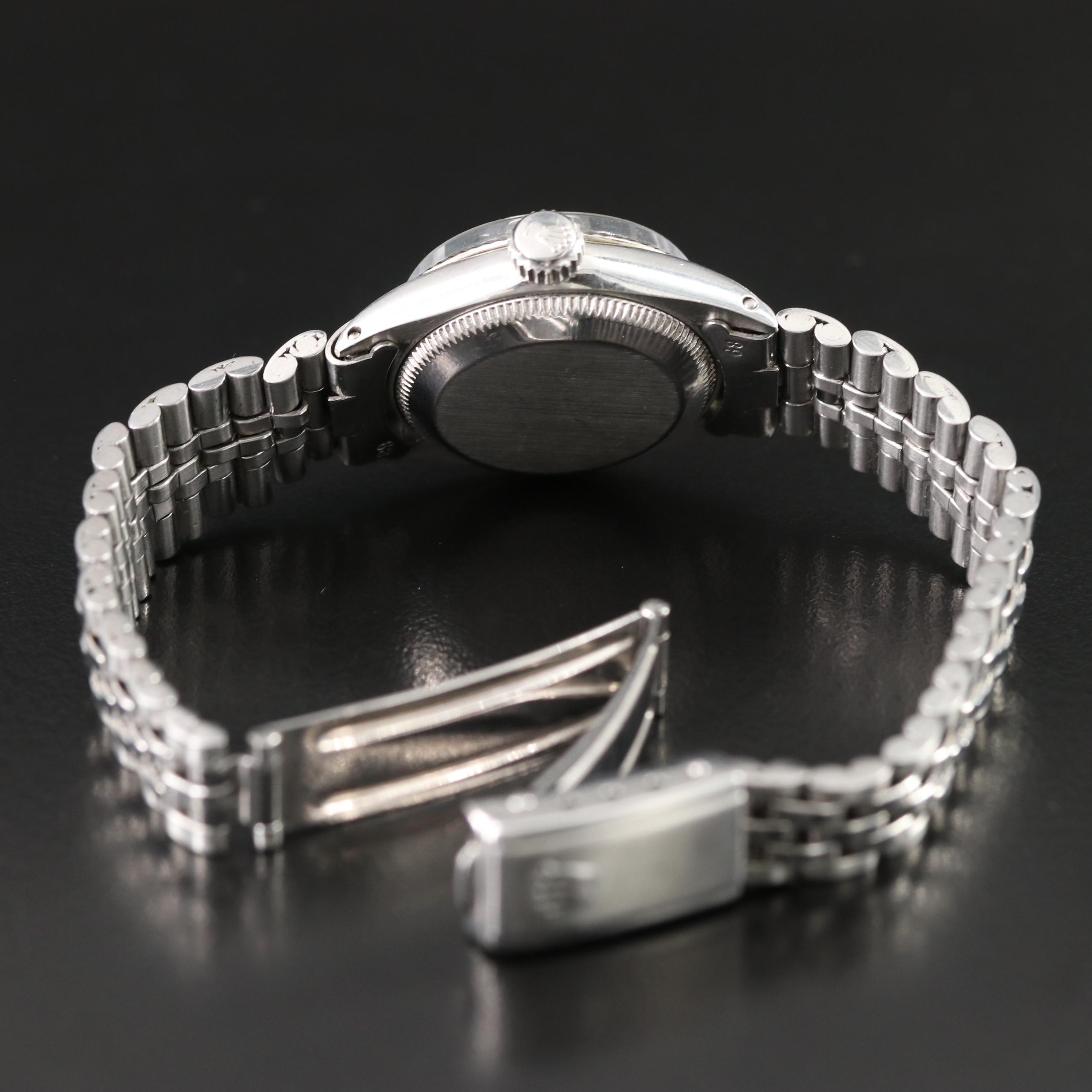 1960 Rolex Custom Mother-of-Pearl, Diamond Dial Datejust Watch