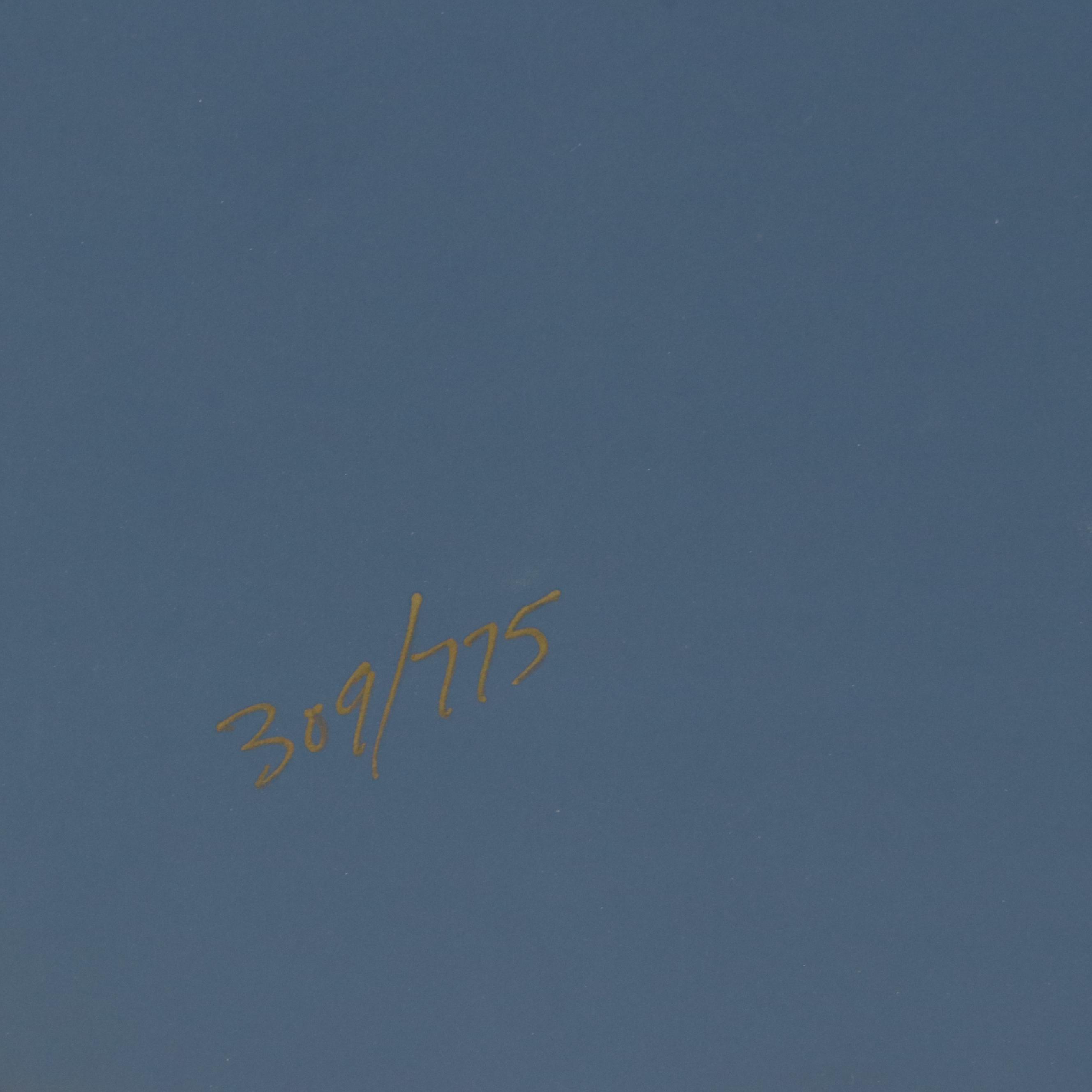 Steve Leal Serigraph Portrait "Masquerade Side"