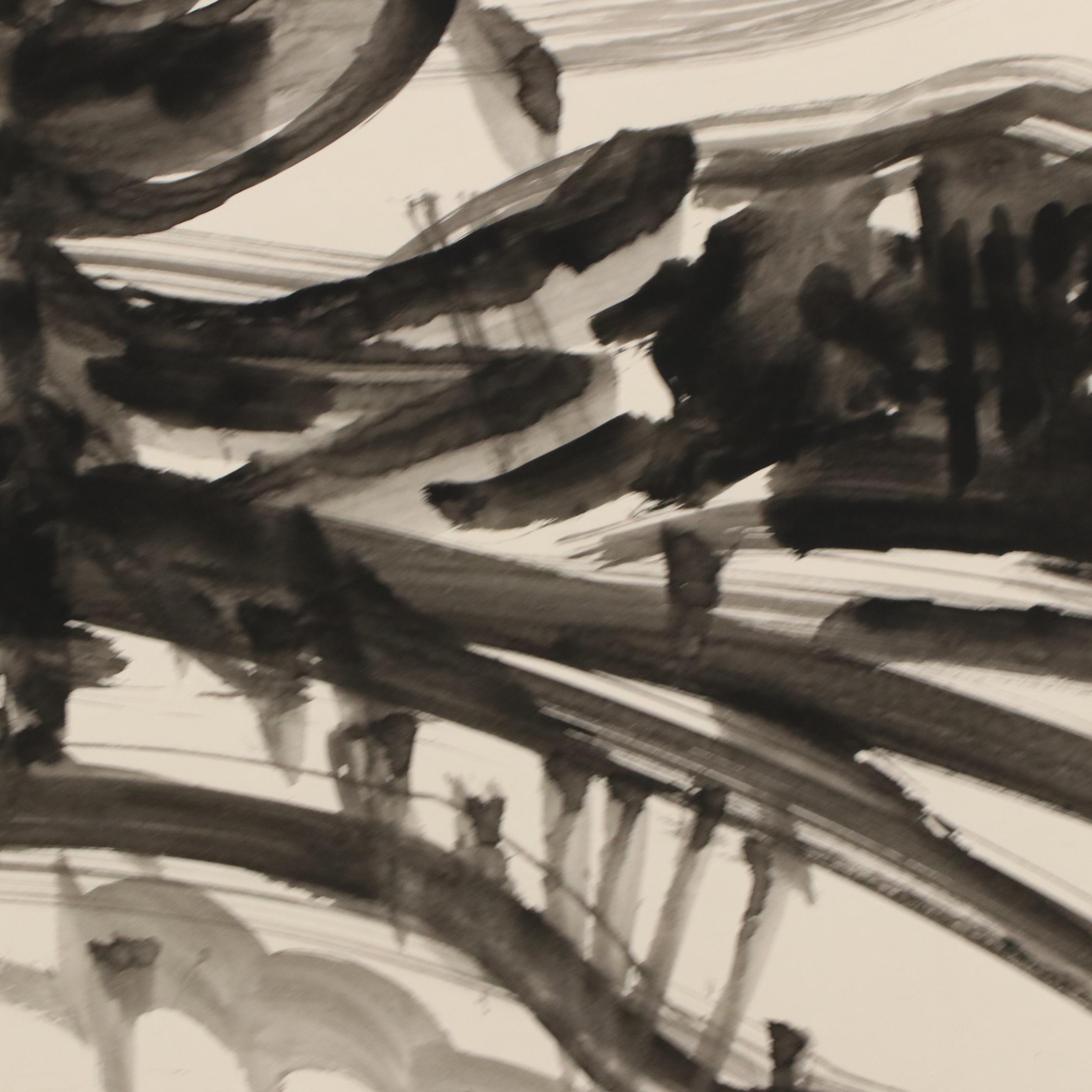 Jack Meanwell Modern Watercolor Landscape, 1979