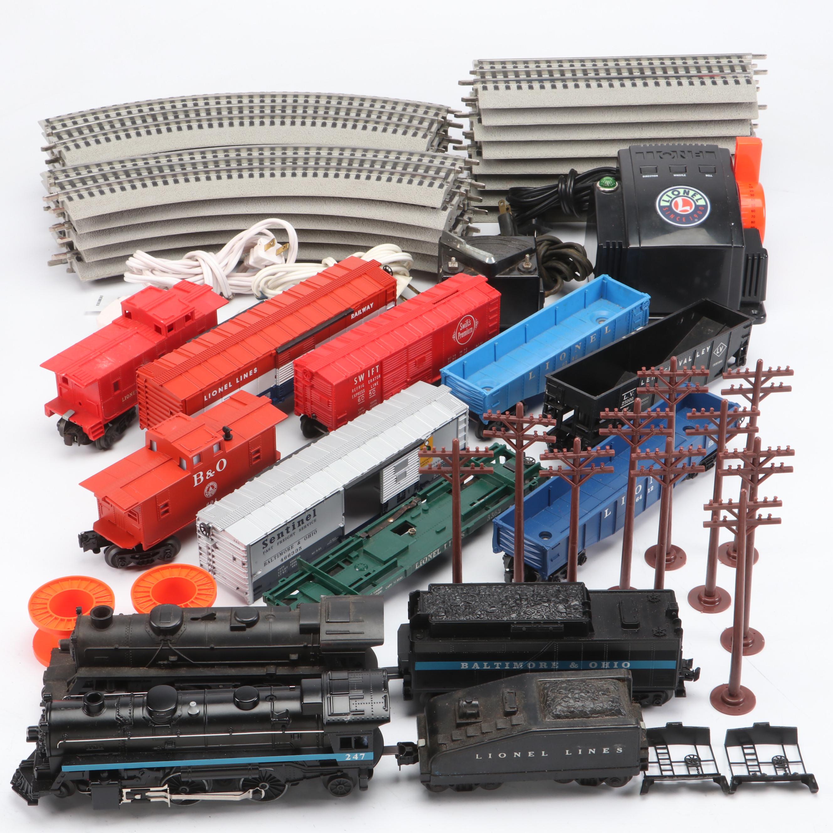 Lionel Engines, Coal Cars, Train Cars, Transformers, Tracks and More Accessories