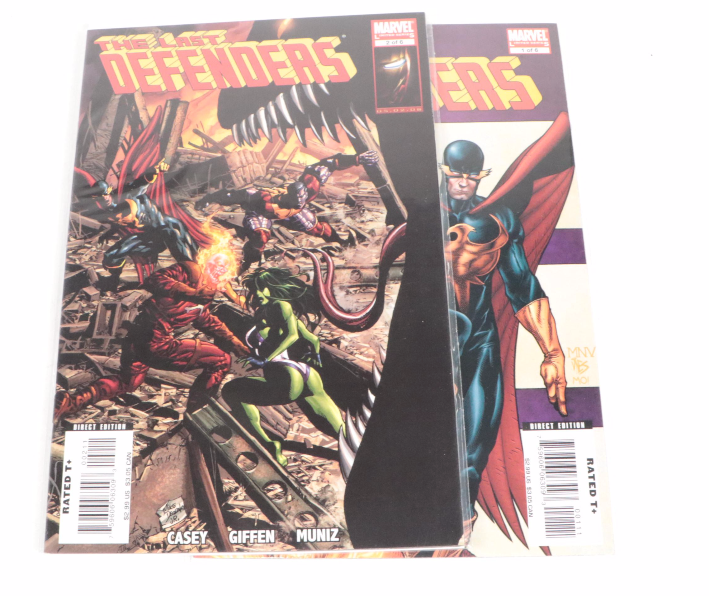 Modern Age Marvel Comic Books Featuring "Iron Fist" and "Inhumans"