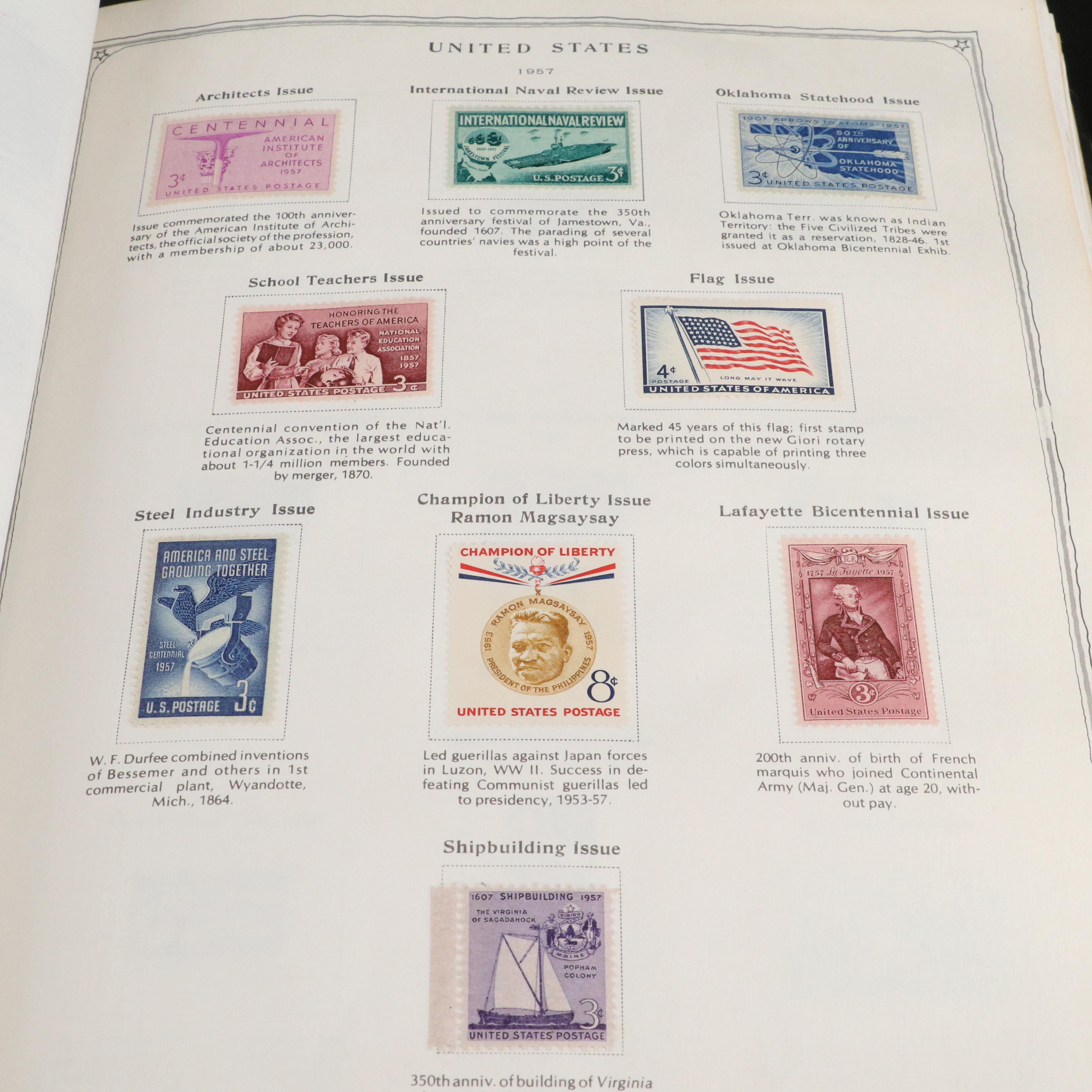 Scott Minuteman United States Postage Stamp Album, 1873 to 1990s