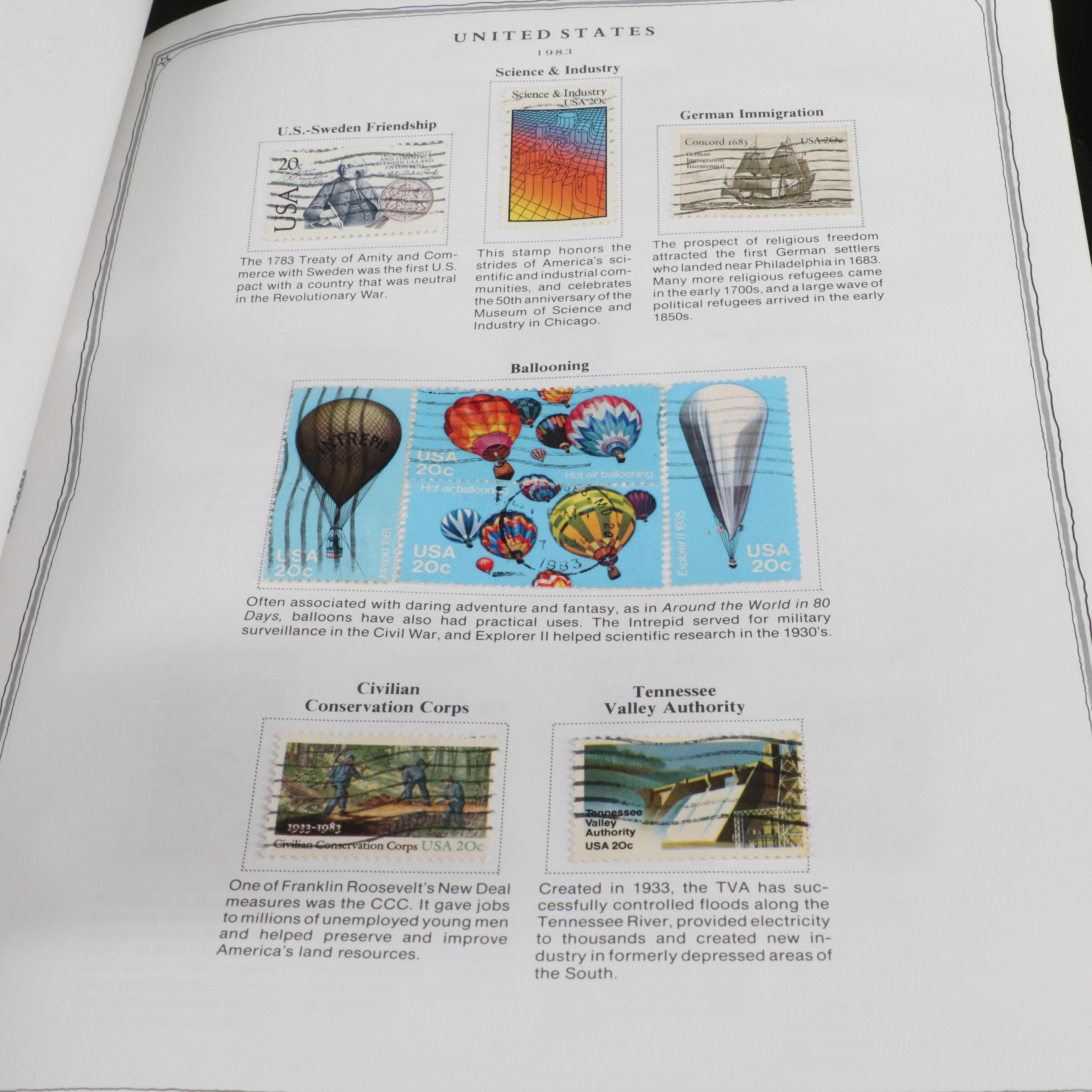 Scott Minuteman United States Postage Stamp Album, 1873 to 1990s