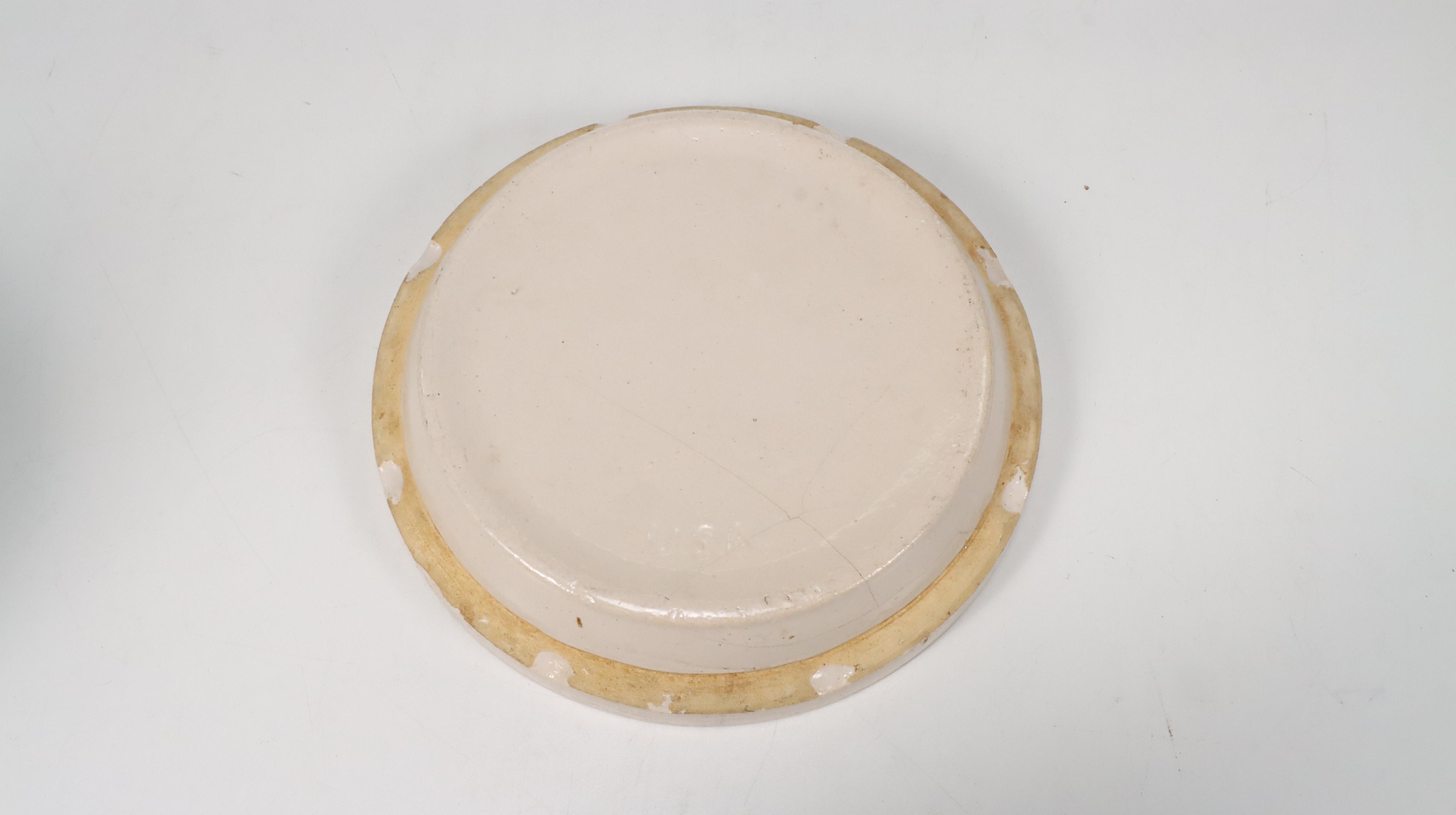 Ohio and Red Wing Stoneware Crocks with Ceramic Chicken Feeder