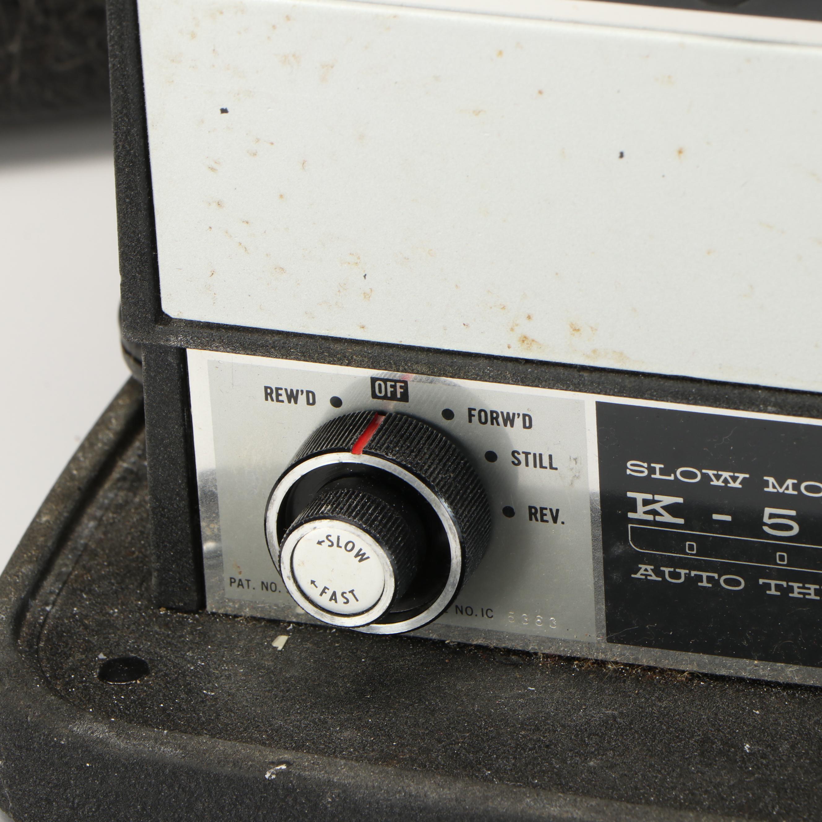 Keystone K-550 Super-8 with Kodak Kodascope Eight 70A Projector