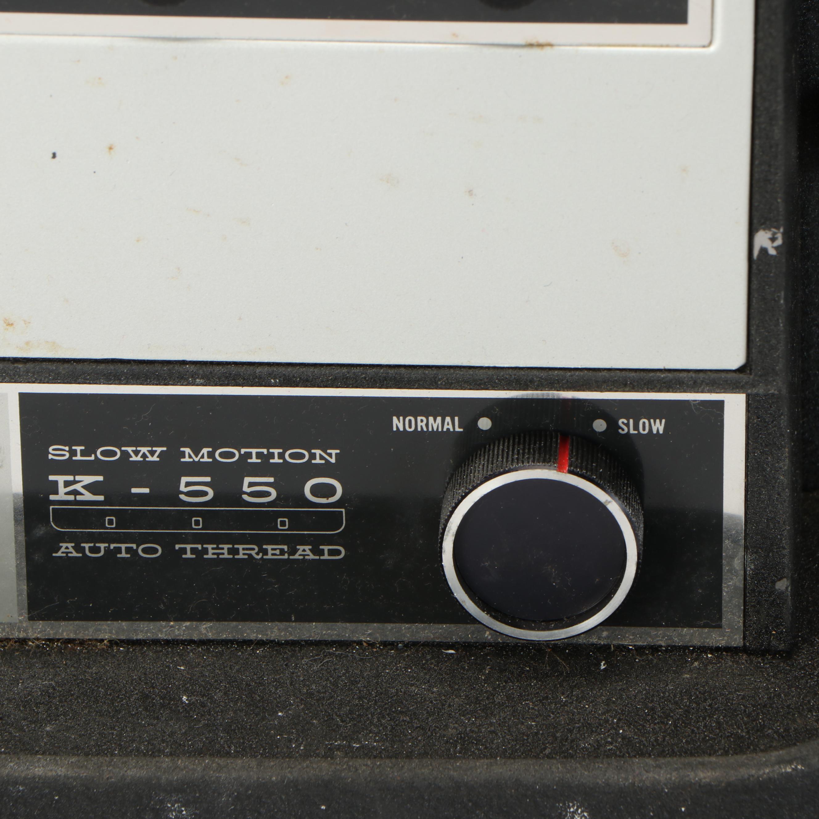 Keystone K-550 Super-8 with Kodak Kodascope Eight 70A Projector