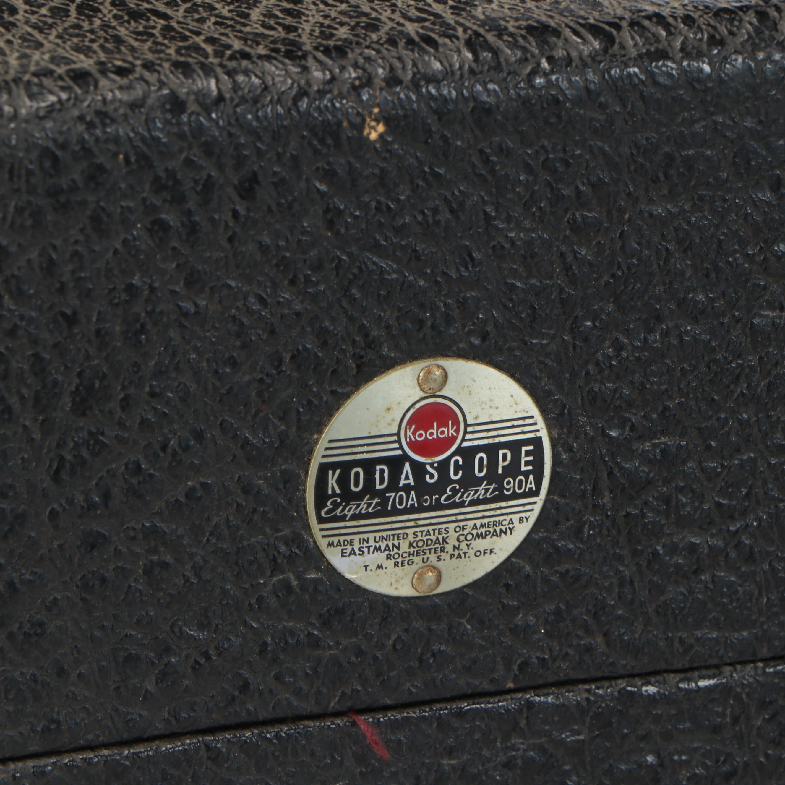 Keystone K-550 Super-8 with Kodak Kodascope Eight 70A Projector