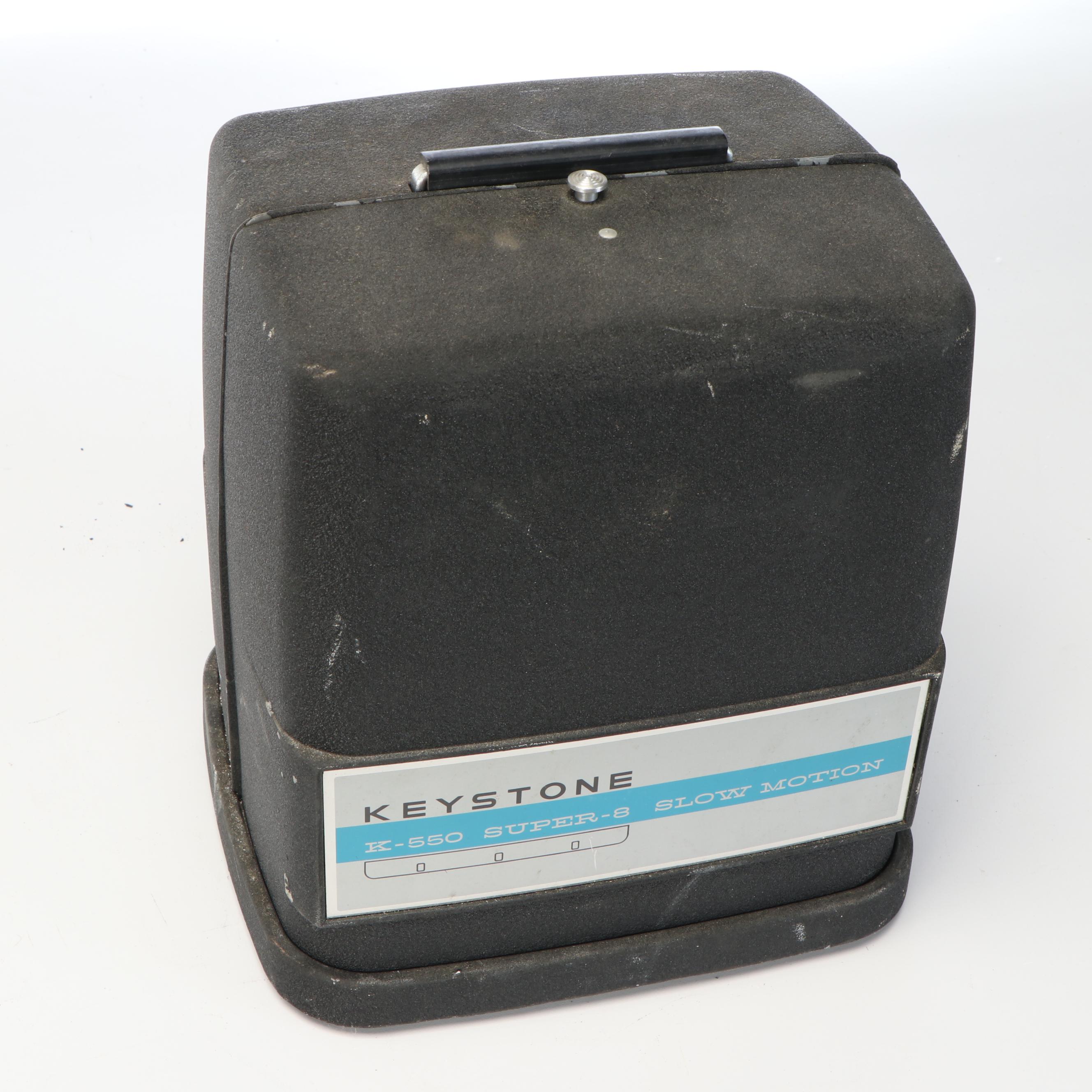 Keystone K-550 Super-8 with Kodak Kodascope Eight 70A Projector