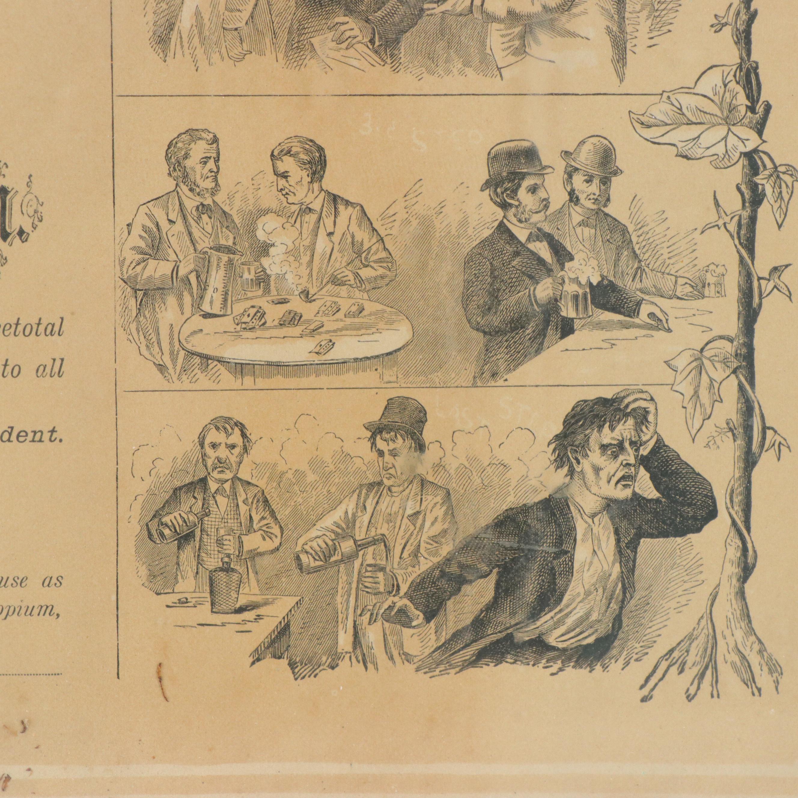 American Health and Temperance Association Teetotal Pledge , Late 19th Century