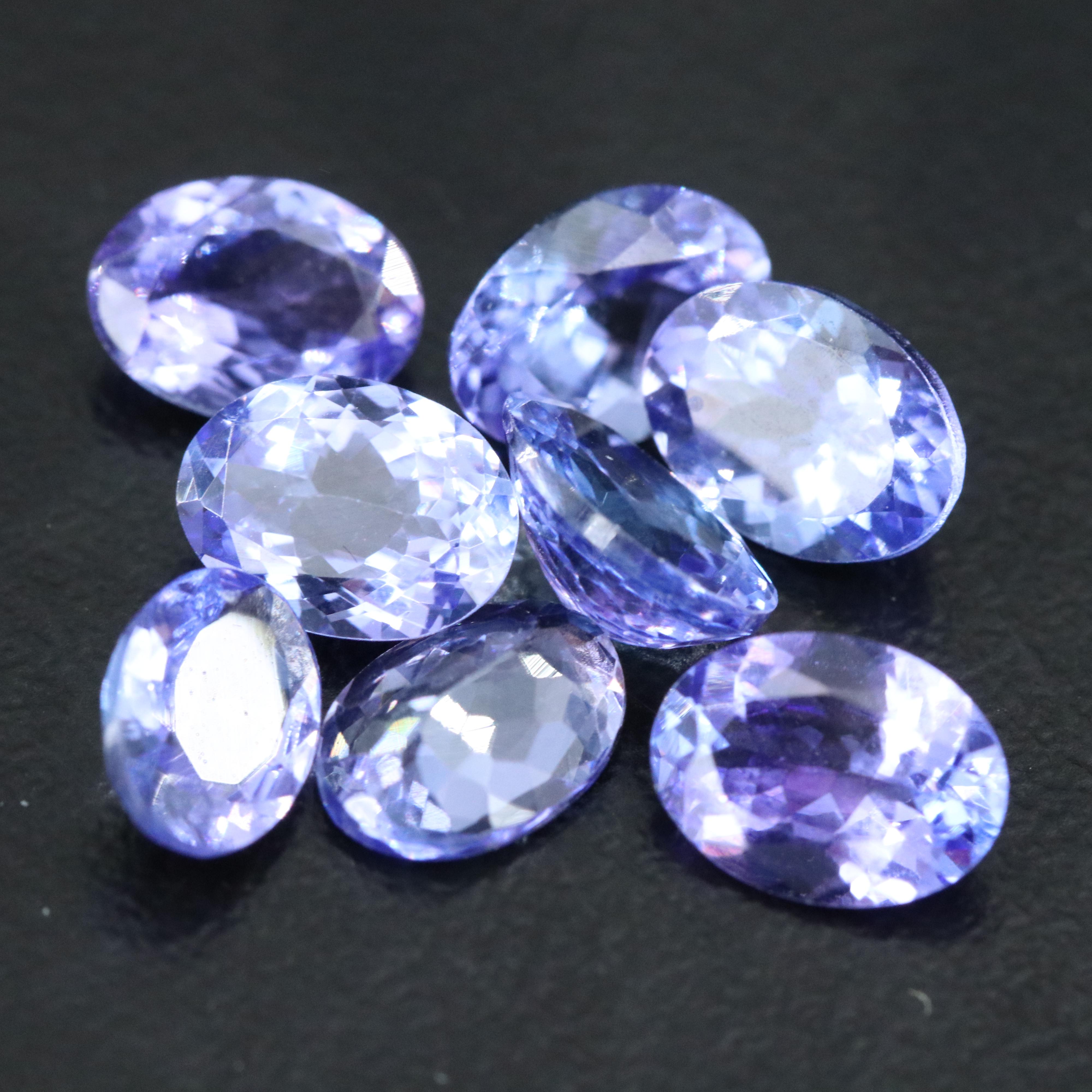 Loose 7.71 CTW Tanzanites