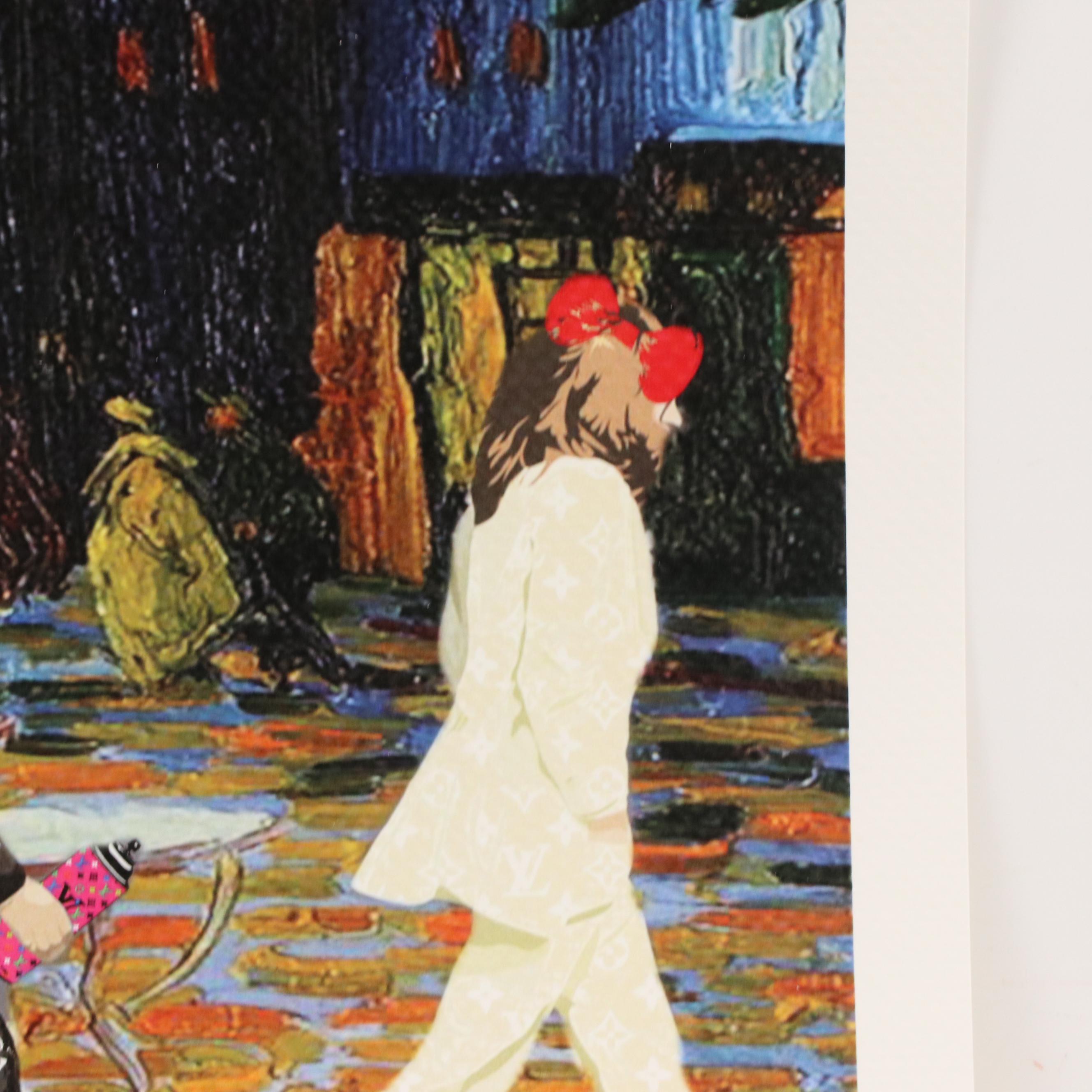 Death NYC Graphic Digital Print Featuring van Gogh, 21st Century